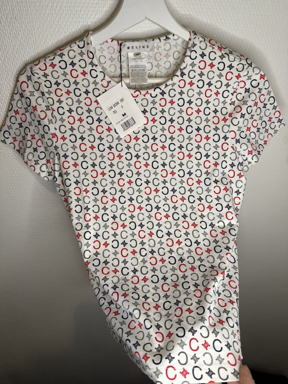 Celine Celine Paris vintage monogram T-shirt Size M / US 6-8 / IT 42-44 - 7 Thumbnail