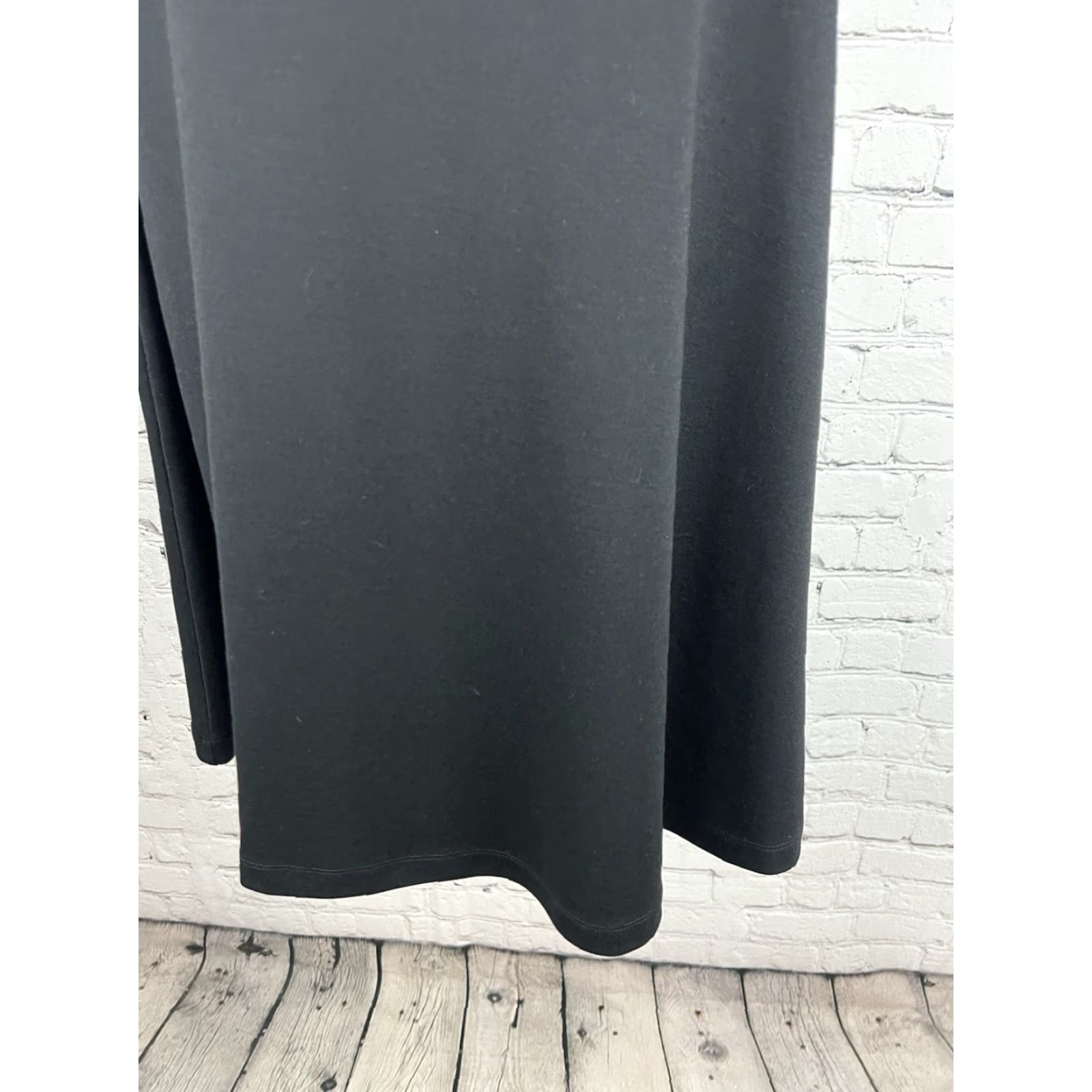 Lands' End Lands’ End Dress Women Black Sleeveless Cowl Neck A-line Casual Midi Unlined XS (2-4) Size XS / US 0-2 / IT 36-38 - 8 Thumbnail