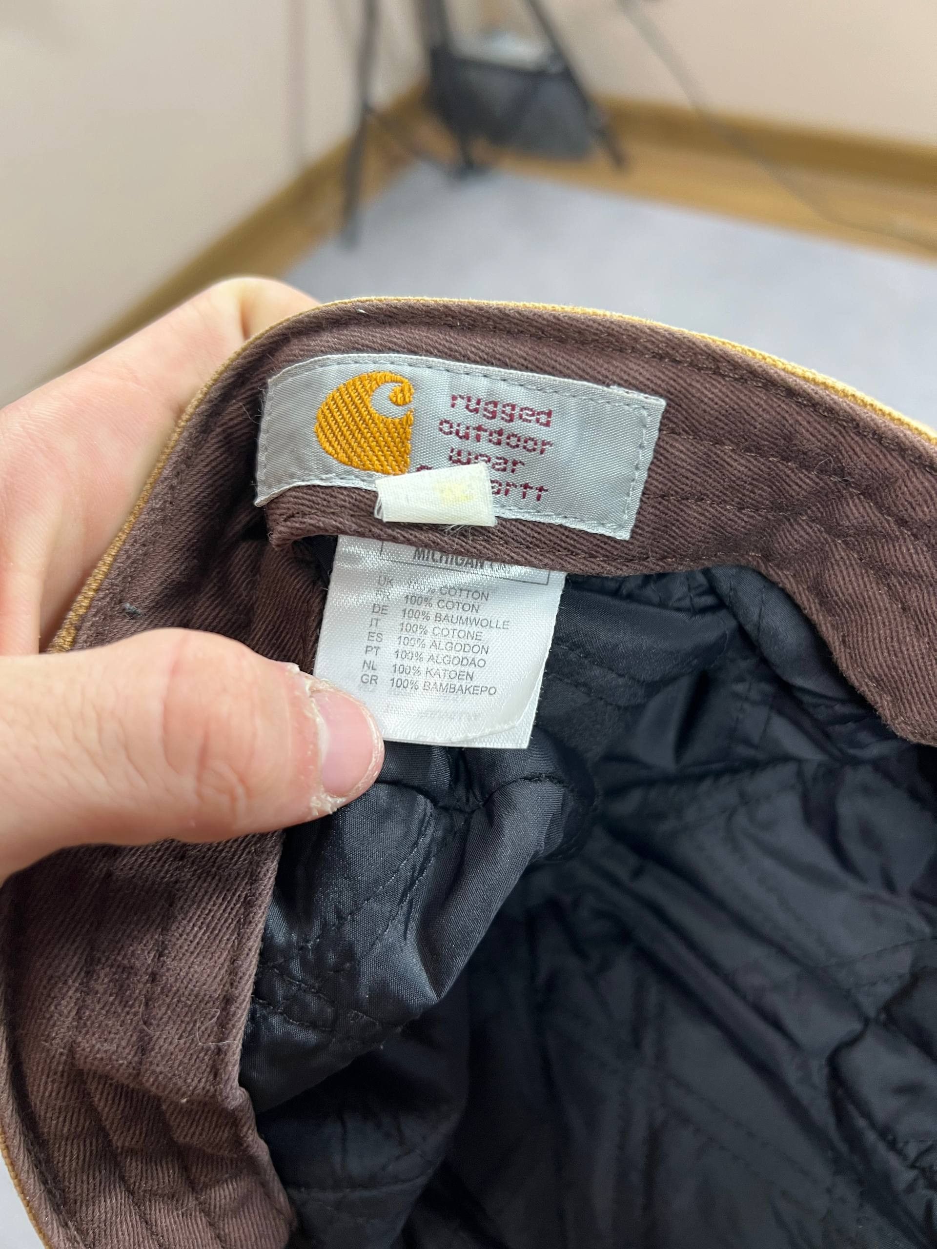Carhartt Y2K VINTAGE FADED CARHARTT MICHIGAN 5 PANEL CAP Size ONE SIZE - 4 Thumbnail