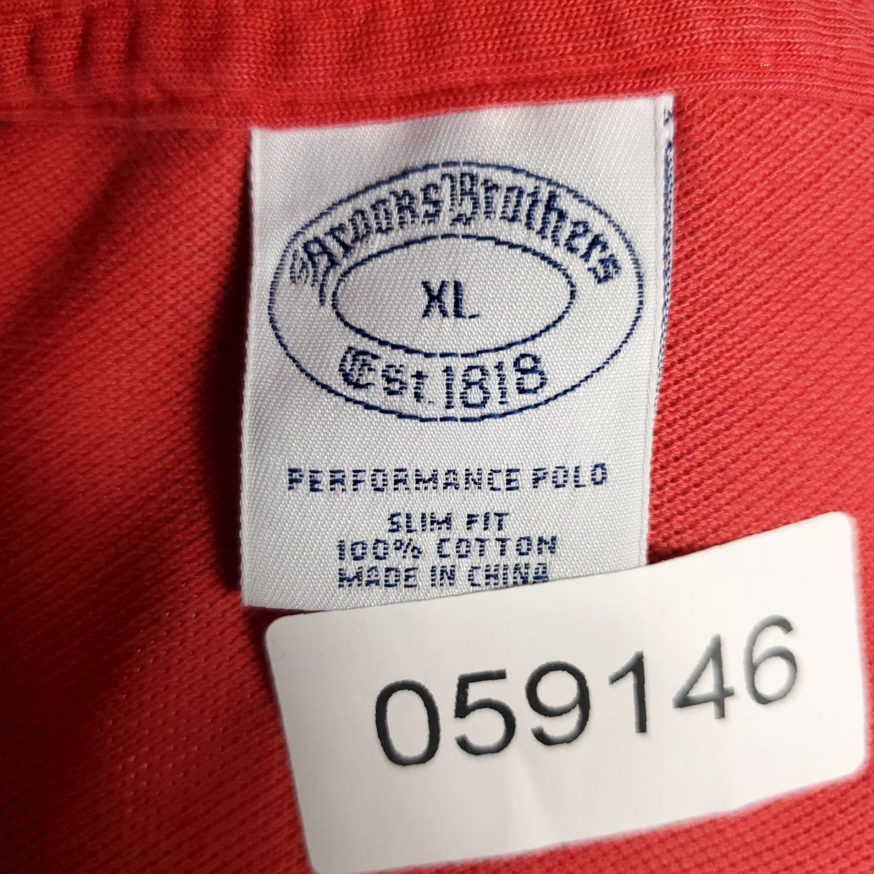 Brooks Brothers Brooks Brothers Red Polo Shirt Men’s XL Slim Fit Casual Short Sleeve Size US XL / EU 56 / 4 - 7 Thumbnail