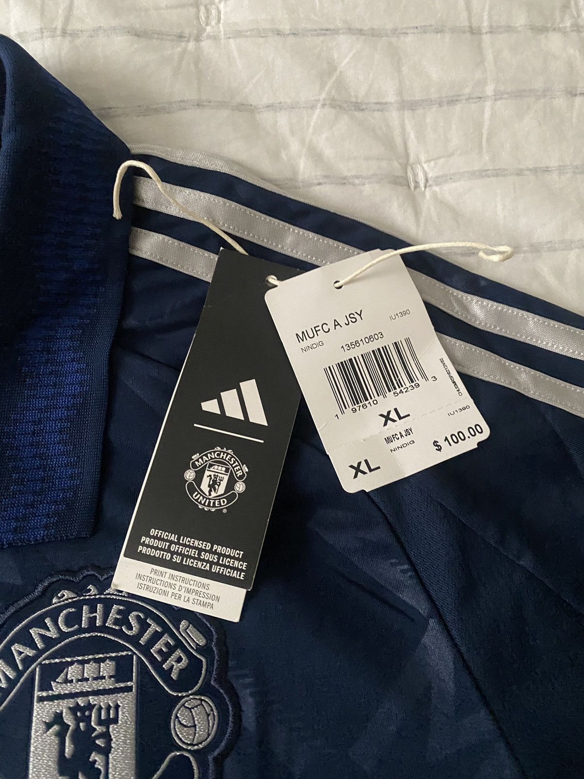 Adidas Adidas Manchester United Away Jersey XL Size US XL / EU 56 / 4 - 8 Thumbnail