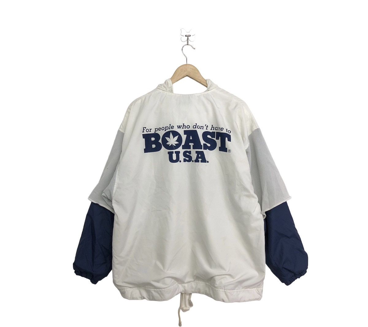 Japanese Brand Vintage Boast USA Half Zipper Windbreaker Jacket Size US M / EU 48-50 / 2 - 3 Thumbnail