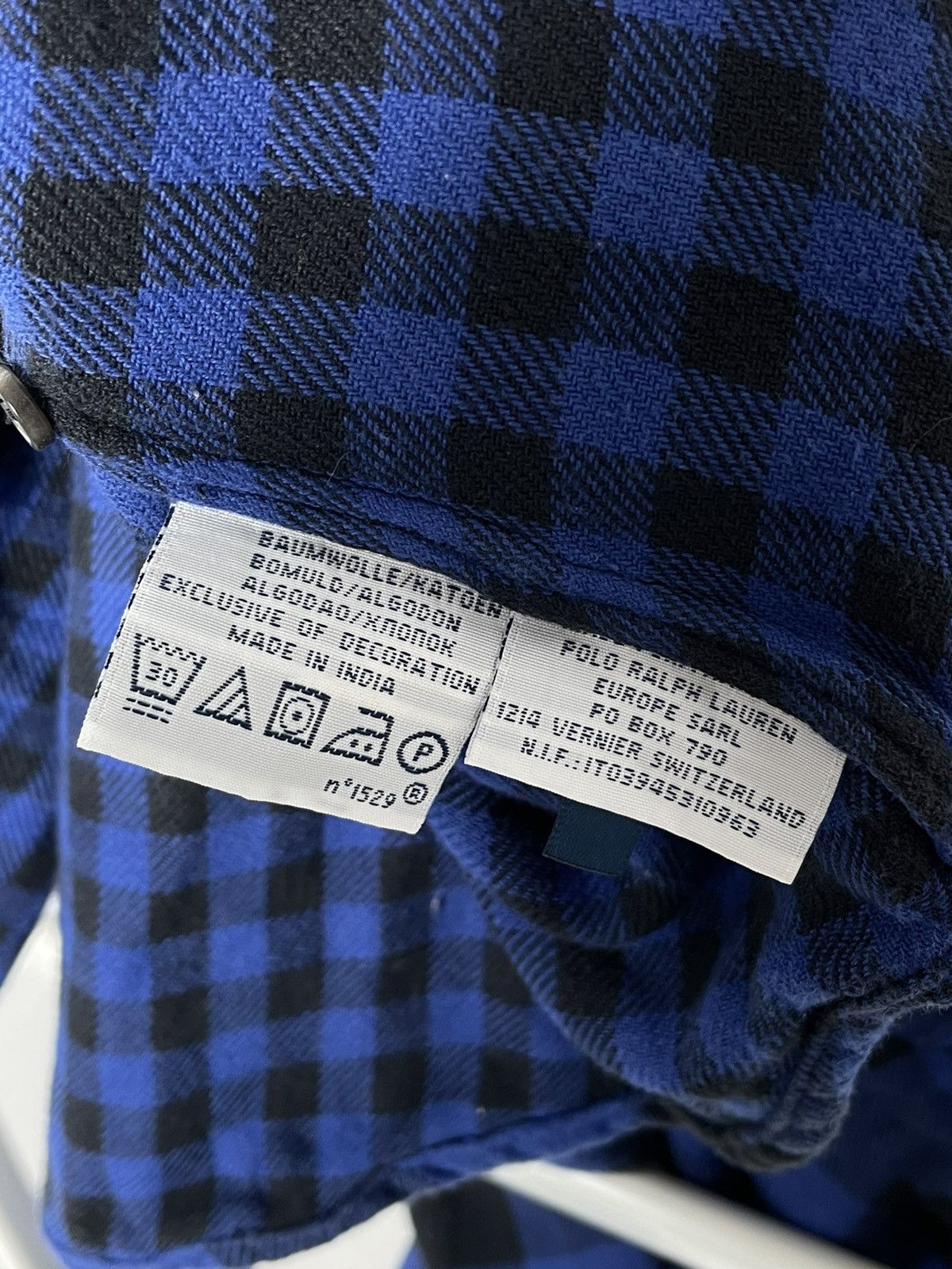 Polo Ralph Lauren × Vintage VINTAGE POLO RALPH LAUREN FLANNEL BUTTON UP SHIRT XL Size US M / EU 48-50 / 2 - 10 Thumbnail