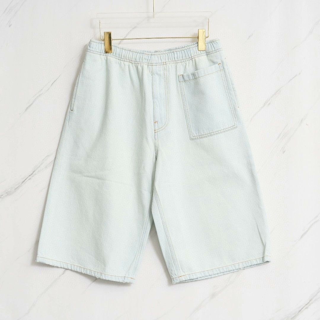 MM6 MM6 Men's Straight Denim Shorts Size US 28 / EU 44 - 1 Thumbnail