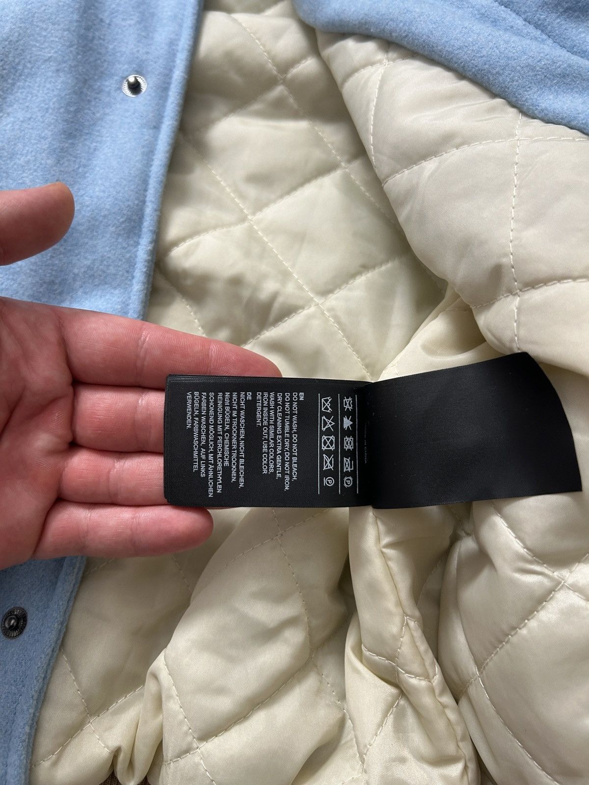 Karl Kani Karl Kani big logo jacket mens light/blue OG size S Size US M / EU 48-50 / 2 - 8 Thumbnail