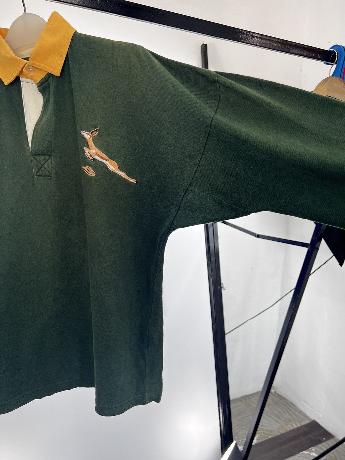 Vintage 🔥 Vtg Bukta S.Africa Springbok Rugby Club Baggy Polo Shirt Size US M / EU 48-50 / 2 - 10 Thumbnail