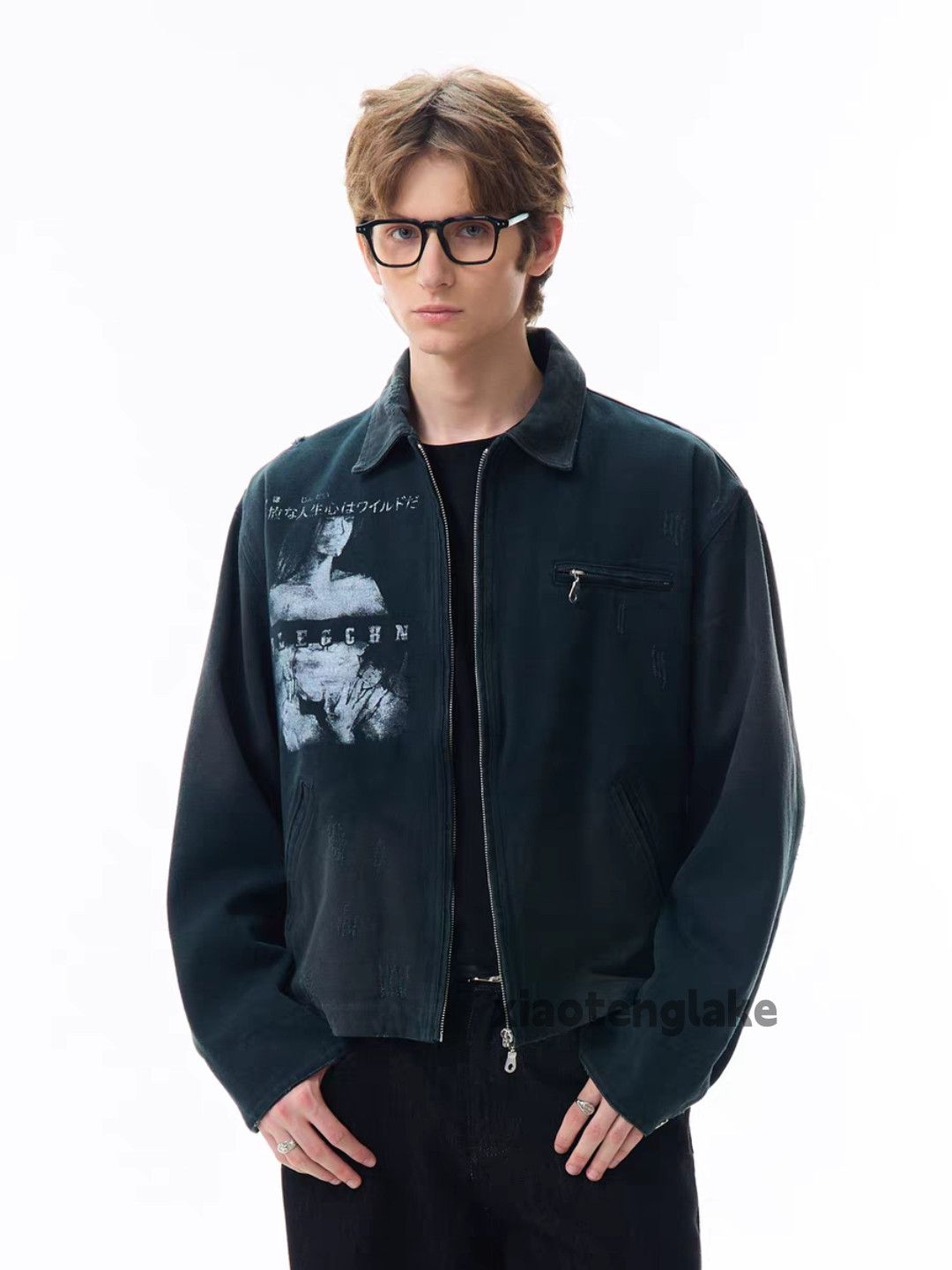 Vintage Utility loose baggy skate hiphop workwear hiphop jacket Size US L / EU 52-54 / 3 - 3 Thumbnail