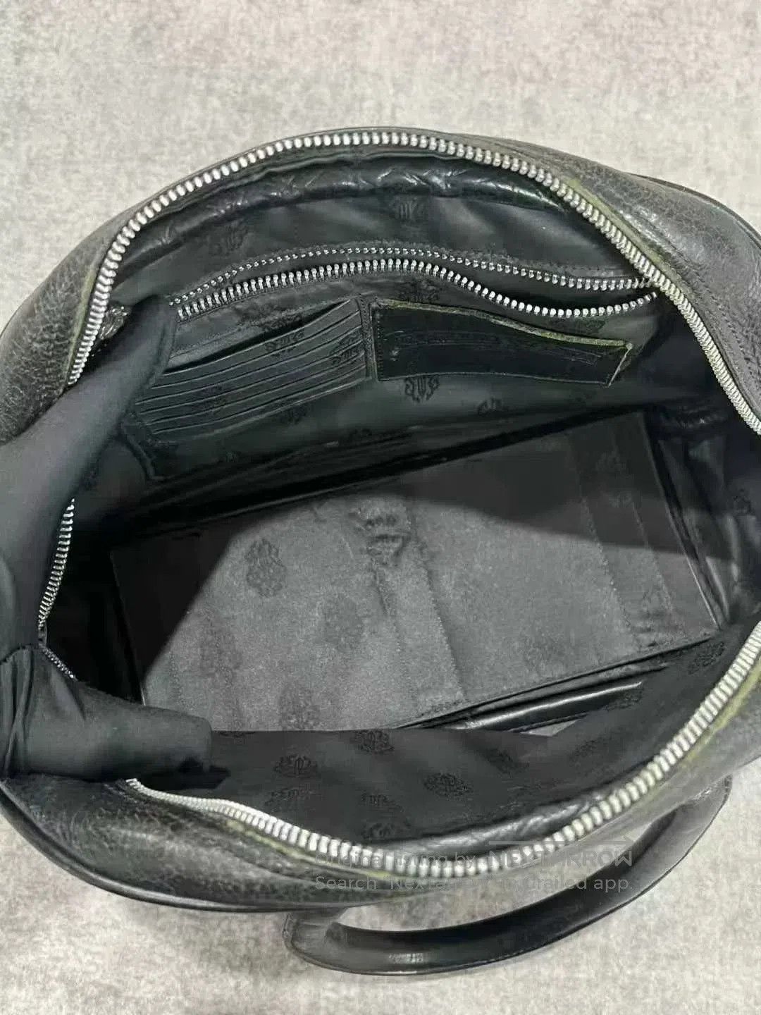 Chrome Hearts chrome hearts black leather bowling bag. Size ONE SIZE - 5 Thumbnail