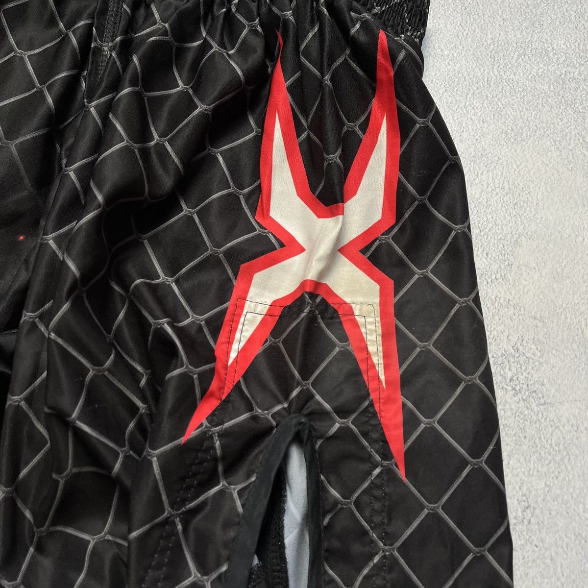 Japanese Brand × Vintage MMA Fight Germany Fiery Fist sport y2k short Size US 30 / EU 46 - 6 Thumbnail