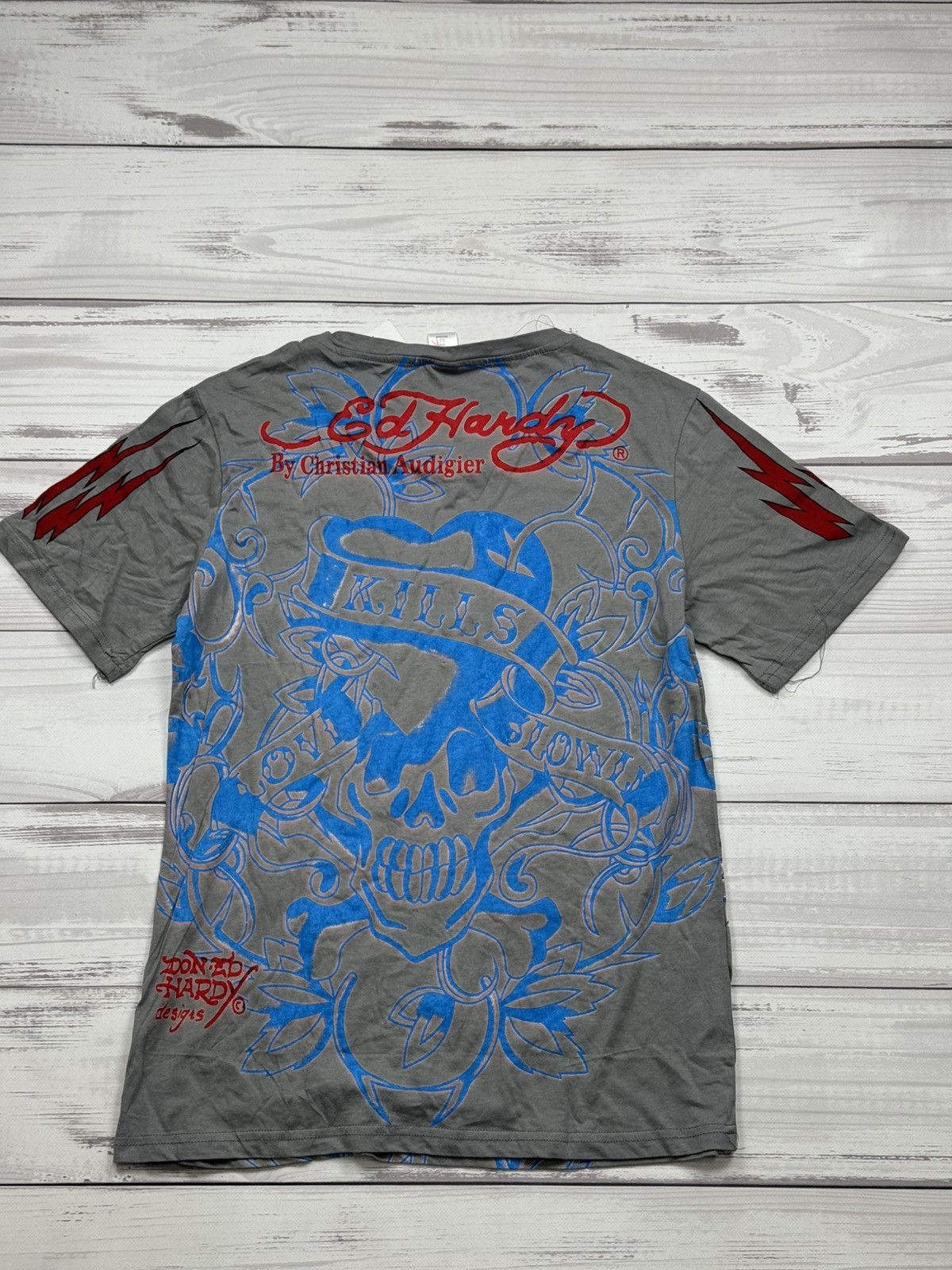 Ed Hardy Ed Hardy t Shirt Size XL / US 12-14 / IT 48-50 - 2 Thumbnail