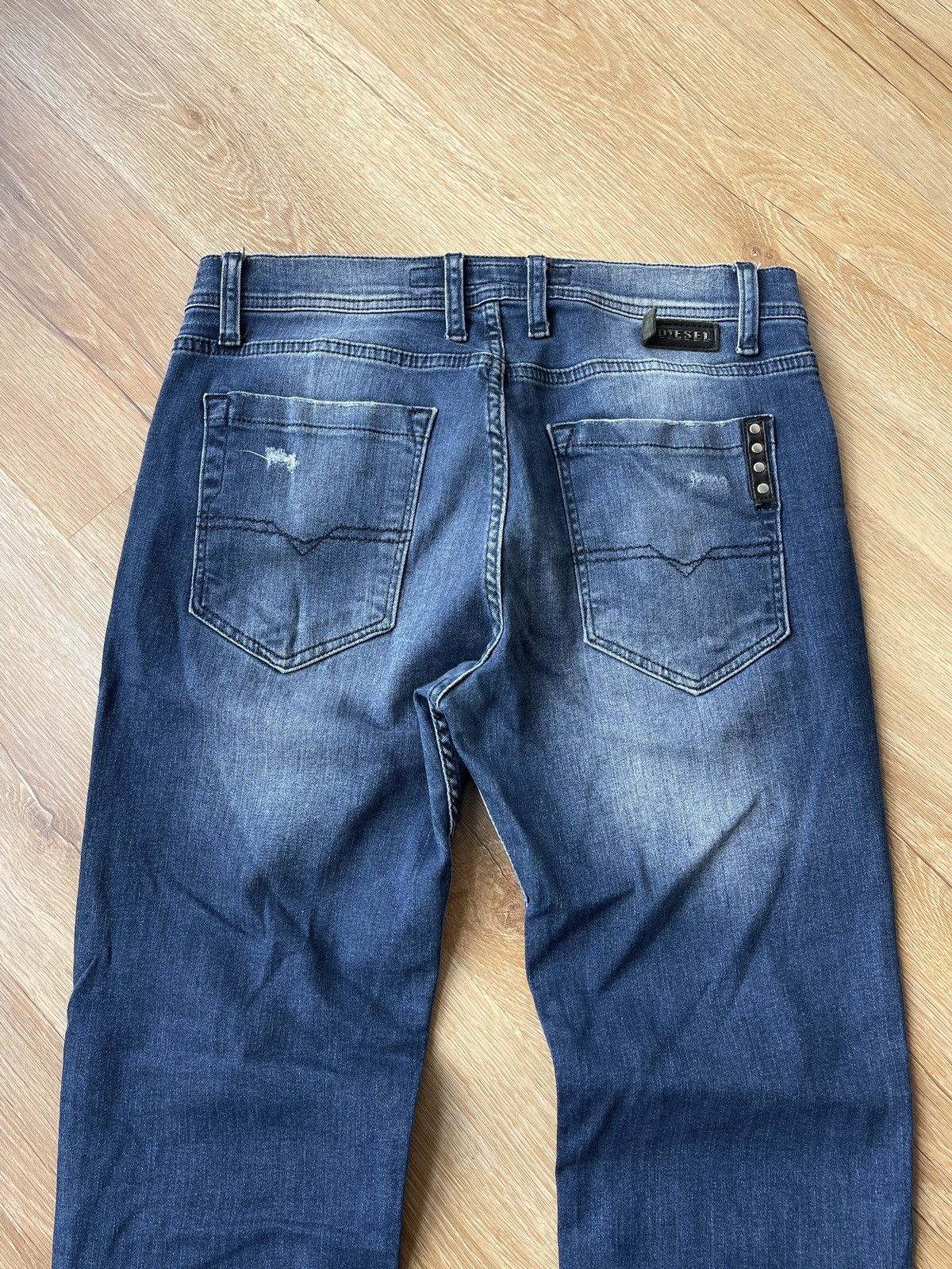 Diesel Vintage Diesel Distressed Studded Denim Jeans Size US 32 / EU 48 - 9 Thumbnail