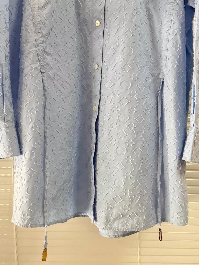 Louis Vuitton Louis Vuitton Embossed shirt Size XXS / US 00 / IT 34 - 4 Thumbnail