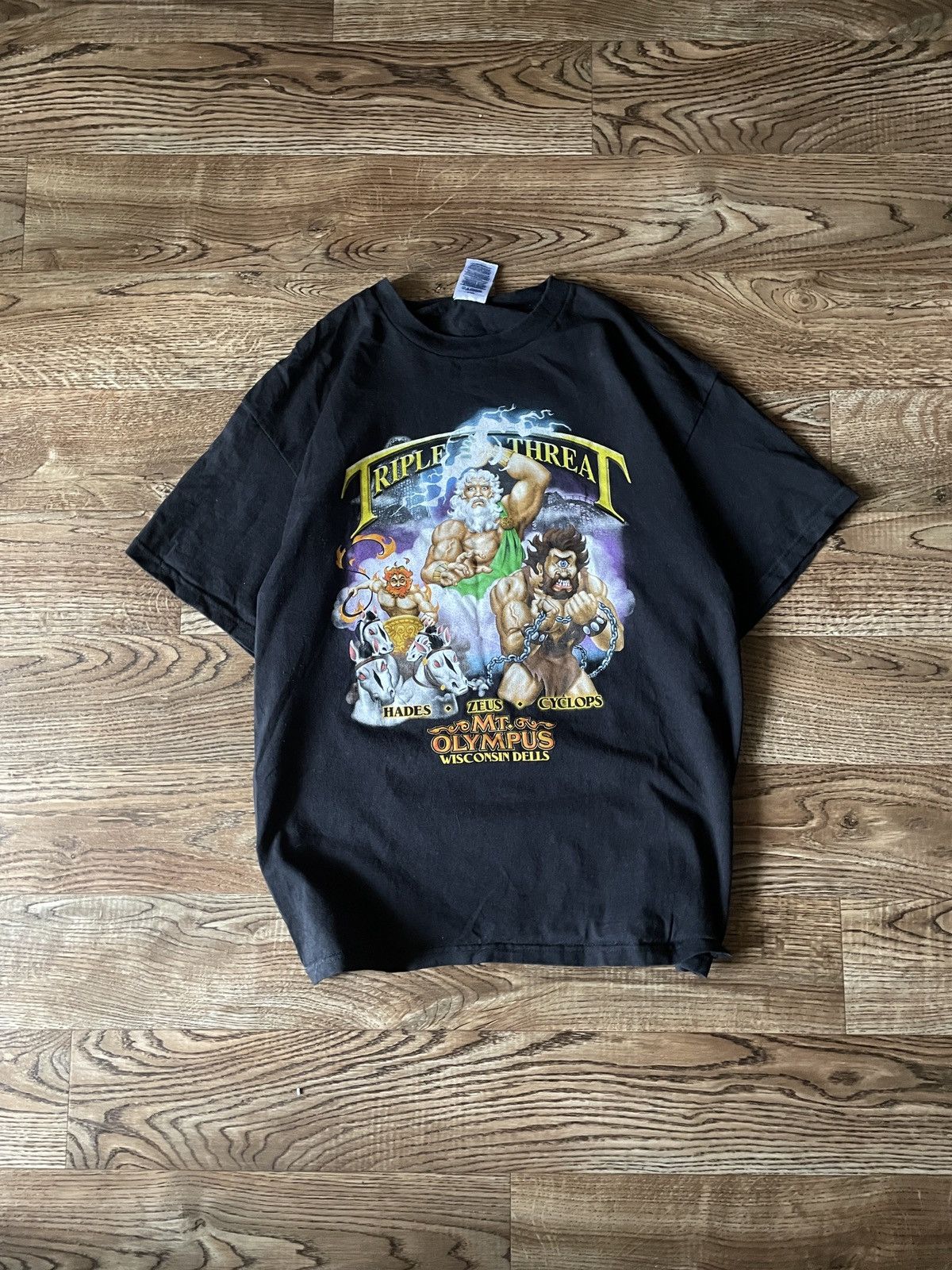 Other Vintage 90s Funny Humor T-Shirt triple threat Size US L / EU 52-54 / 3 - 1 Thumbnail