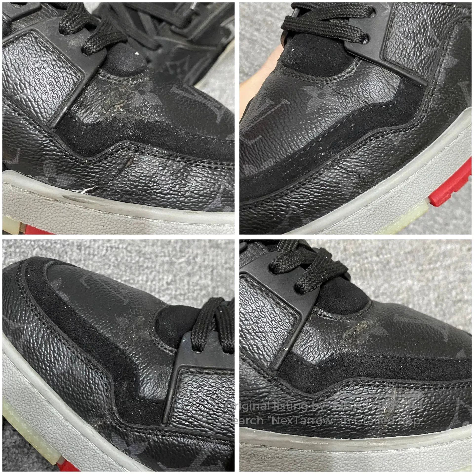 Louis Vuitton LOUIS VUITTON LV Trainer Black Sneakers. Size US 7.5 / EU 40-41 - 9 Thumbnail