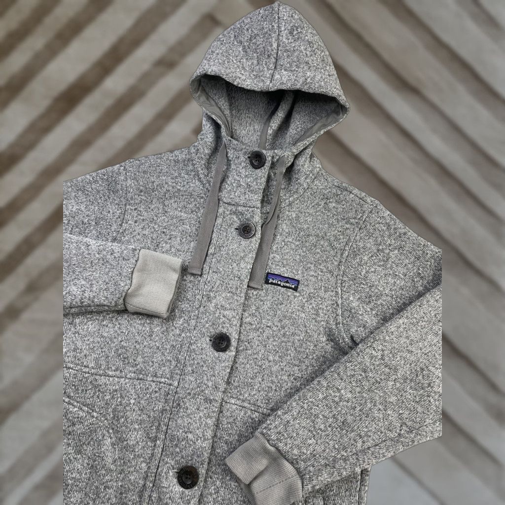 Patagonia Patagonia Coat Women's Better Sweater Hooded Birch White XS Womens Size XS / US 0-2 / IT 36-38 - 1 Thumbnail
