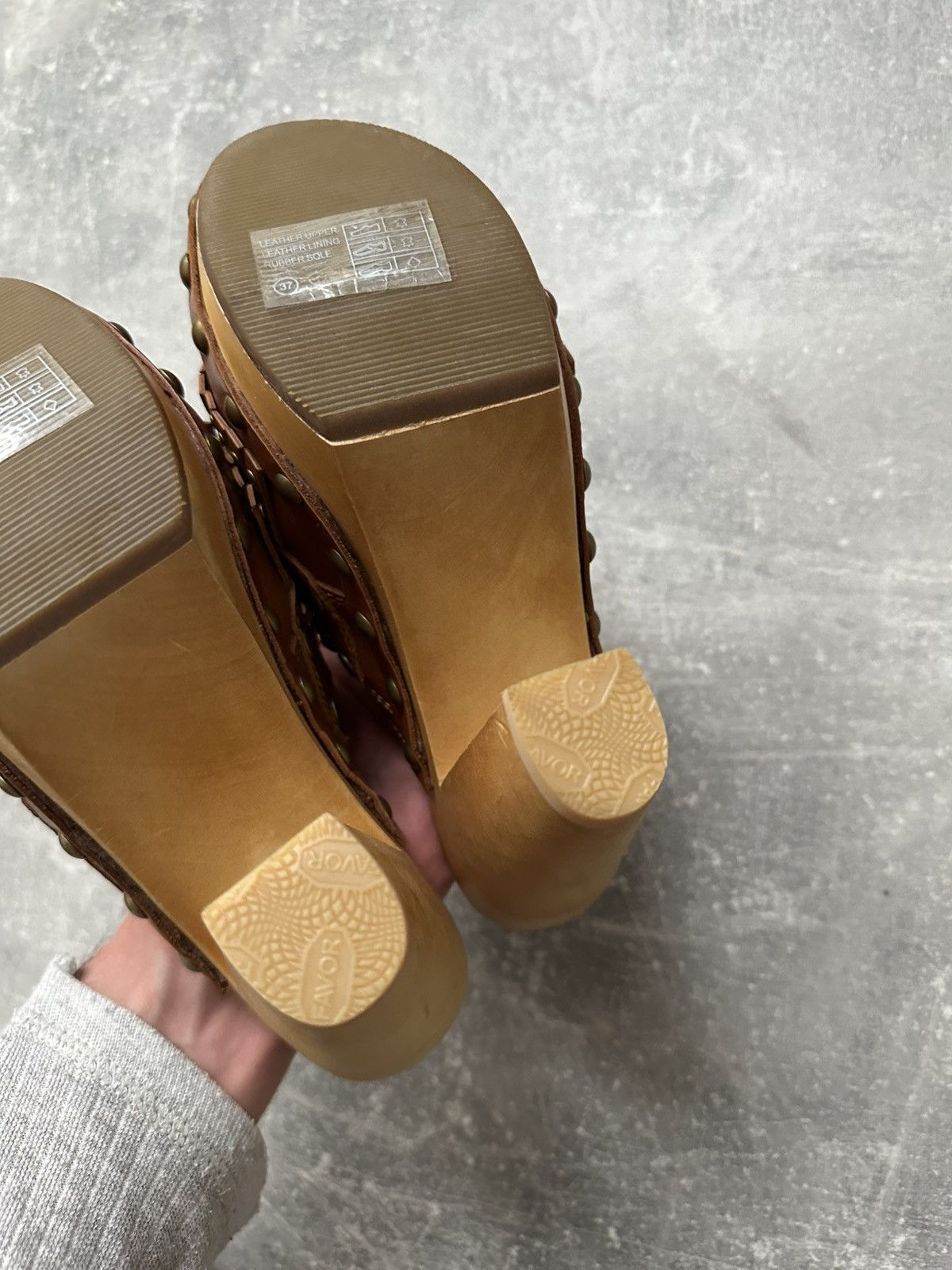 ASH × Hysteric Glamour × Japanese Brand Leather mules & clogs Ash Brown Y2K style Size US 7 / IT 37 - 12 Thumbnail