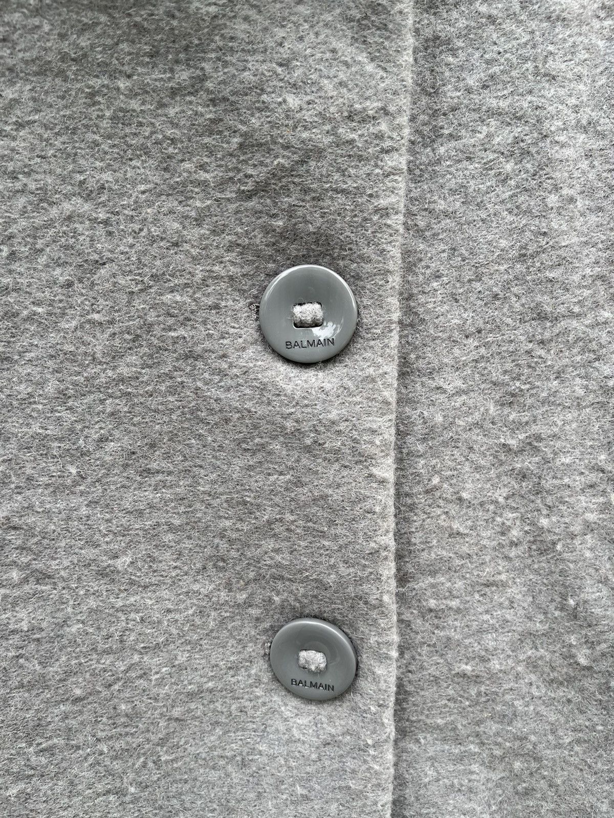 Balmain × Vintage ❌MAS OFFER❄️VINTAGE BALMAIN WOOL LONG HOODIES JACKET Size M / US 6-8 / IT 42-44 - 4 Thumbnail