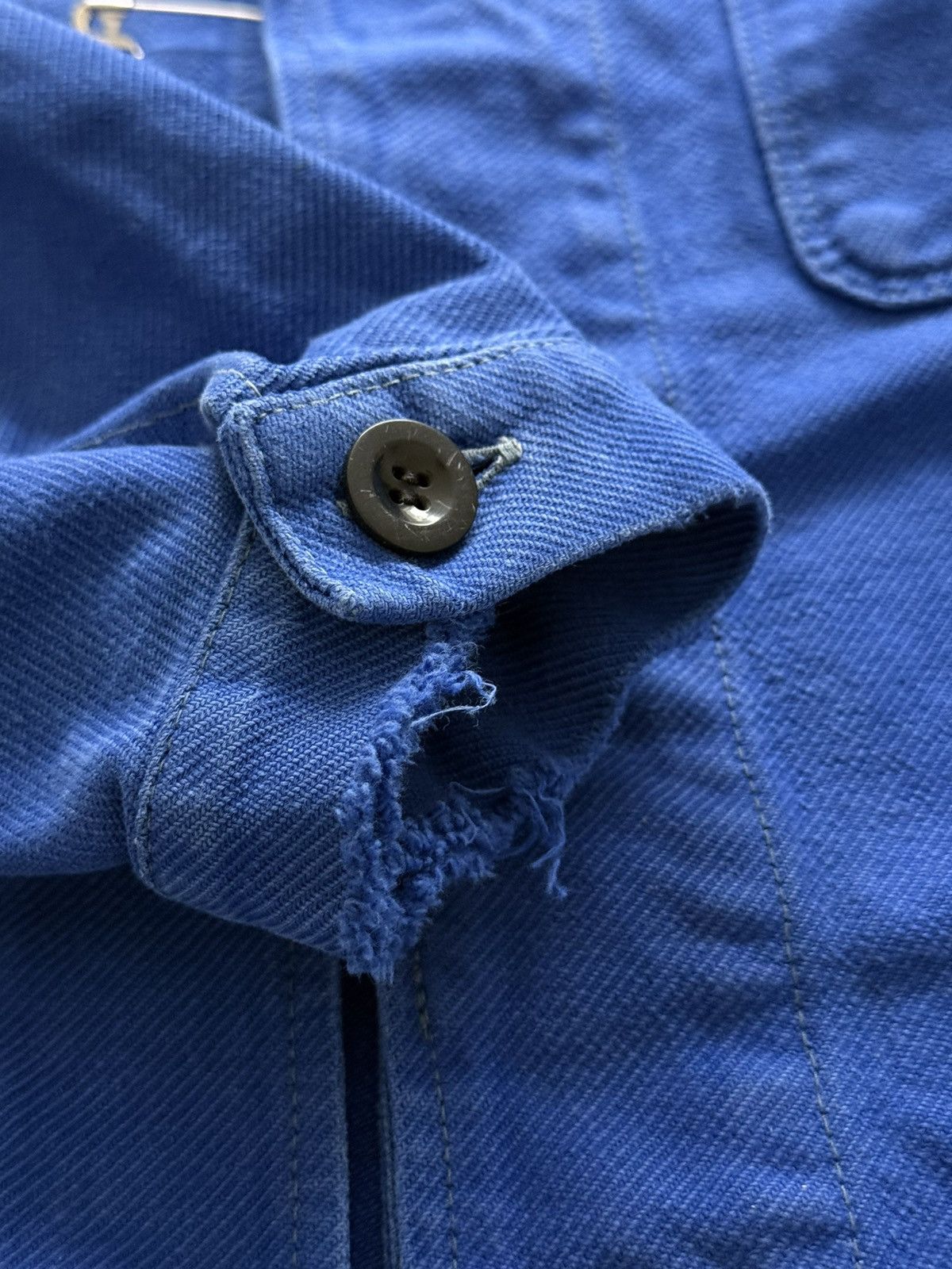 Vetra Vintage 60s „Lutteurs” French Workwear Sanfor Chore Jacket Size US L / EU 52-54 / 3 - 7 Thumbnail
