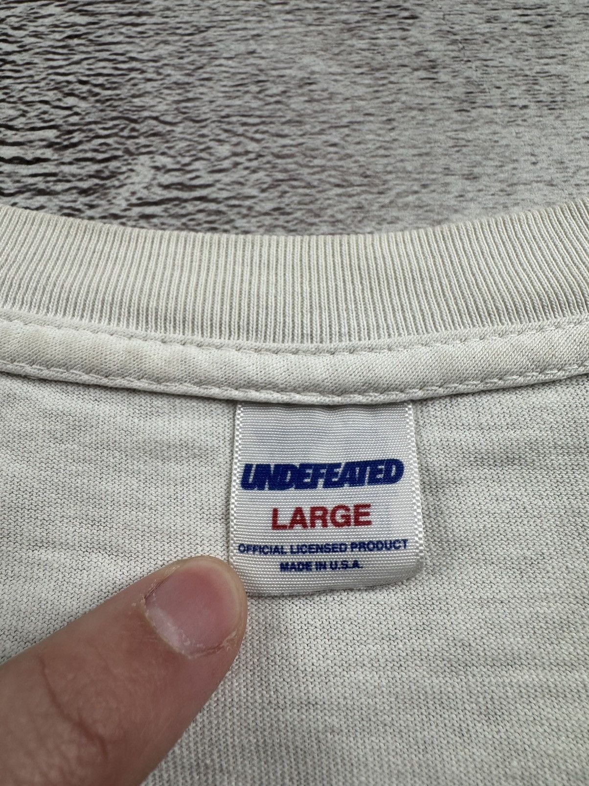 Undefeated Undefeated Undftd Rap Hip Hop Skateboard Jersey T Shirt Tee Size US L / EU 52-54 / 3 - 17 Thumbnail