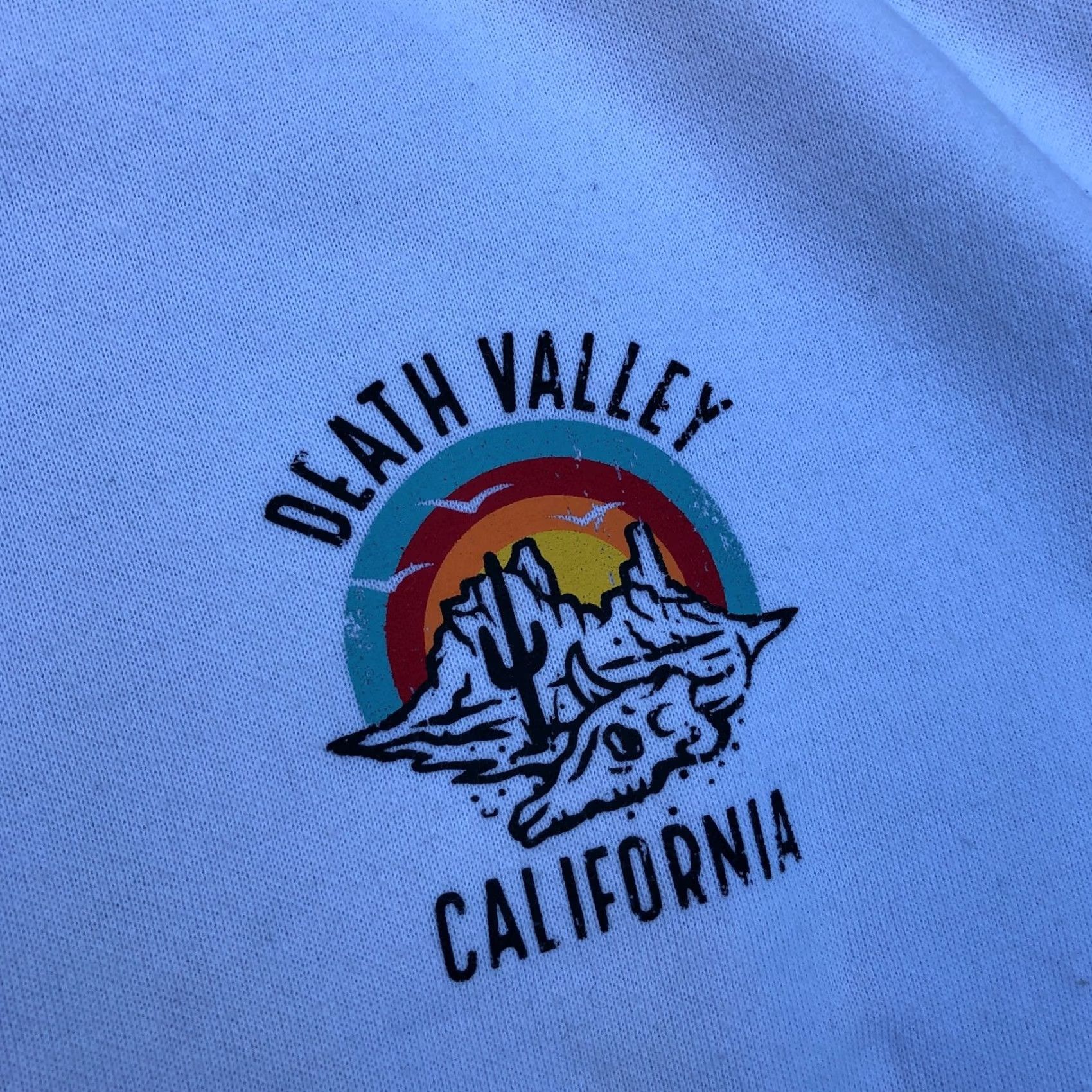 Vintage RETROFIT Death Valley National Park Sweatshirt MEDIUM Men's Sweater White Cotton Size US M / EU 48-50 / 2 - 5 Thumbnail