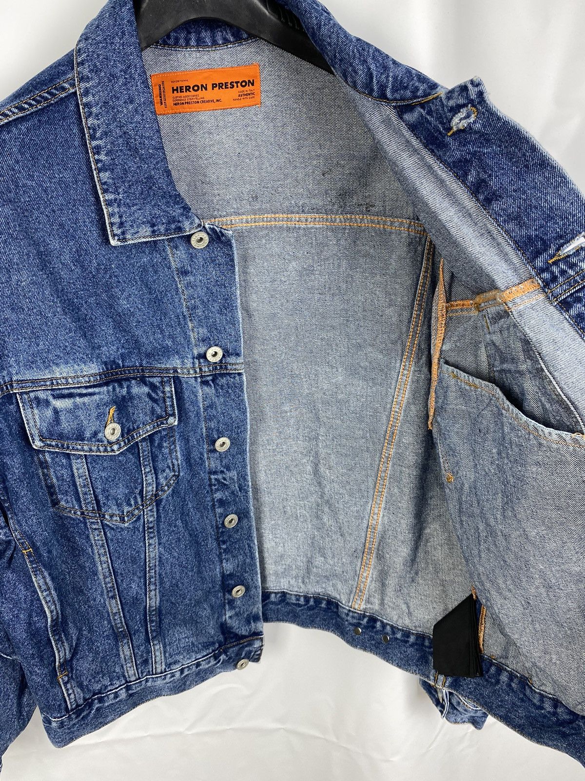 Heron Preston Heron Preston Denim Airbrush Heron Jacket Printed size S Size US S / EU 44-46 / 1 - 14 Thumbnail