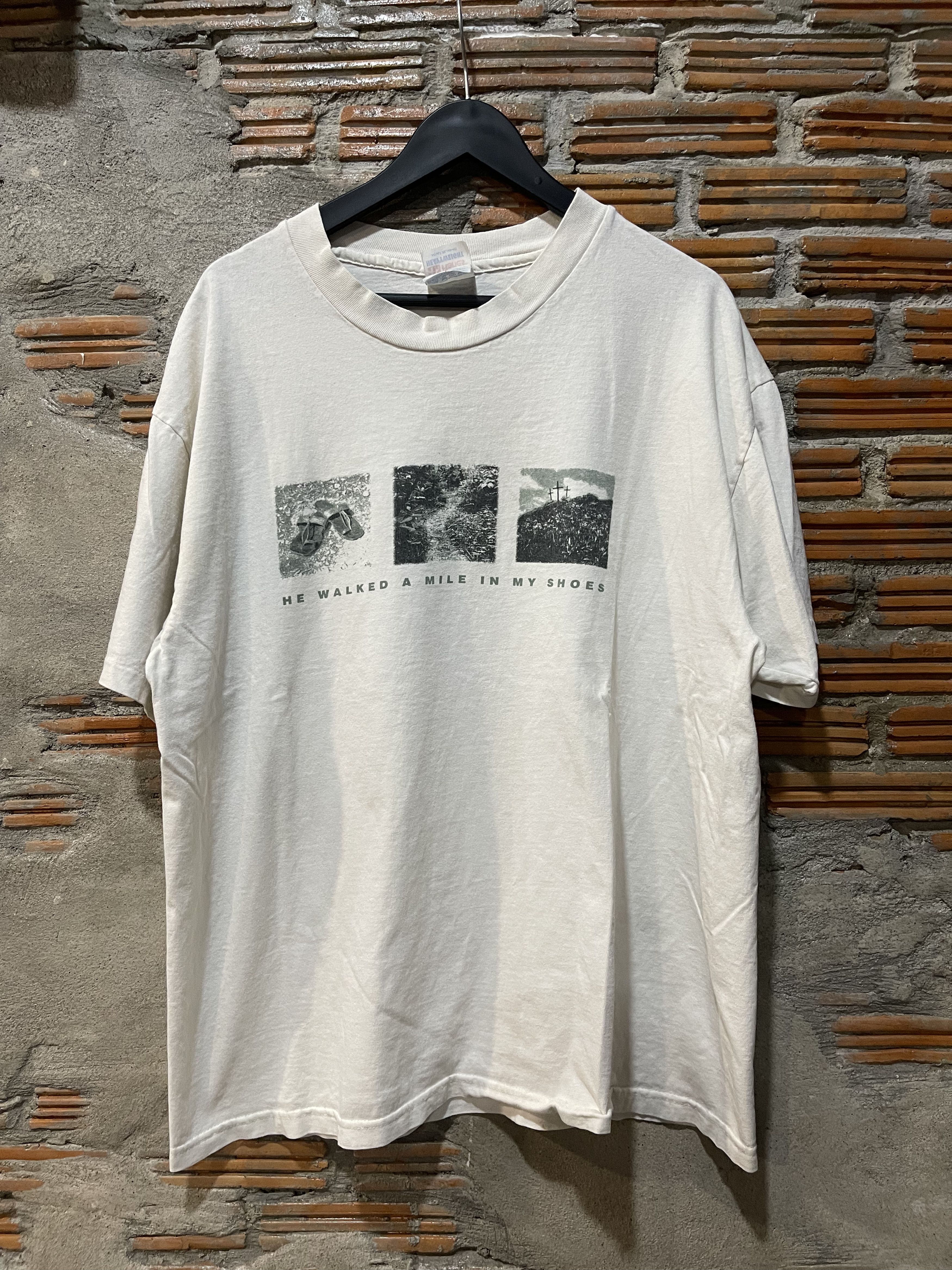 Vintage Rare Vintage Clay Crosse "He Walked a Mile In My Shoes" Tee Size US XL / EU 56 / 4 - 6 Thumbnail