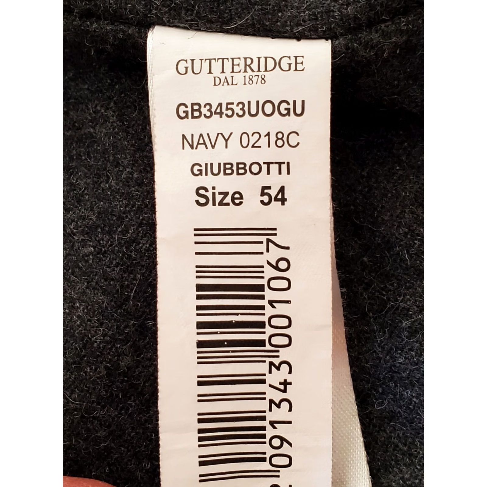 Vintage Gutteridge Dal 1878 Dark Navy Giubbotti Quilted Jacket Men's 54 Navy Wool Blend Lining Wool 54 Men Regular Size 54 Jacket Size US L / EU 52-54 / 3 - 6 Thumbnail