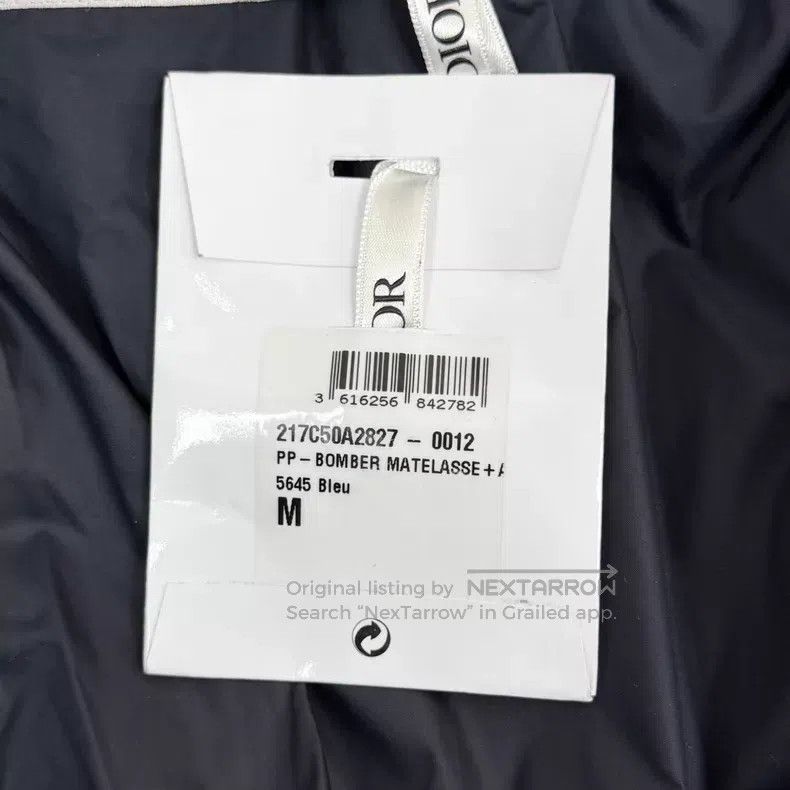 Dior Dior Black and blue embroidered bee diamond plaid down jac Size US M / EU 48-50 / 2 - 7 Thumbnail