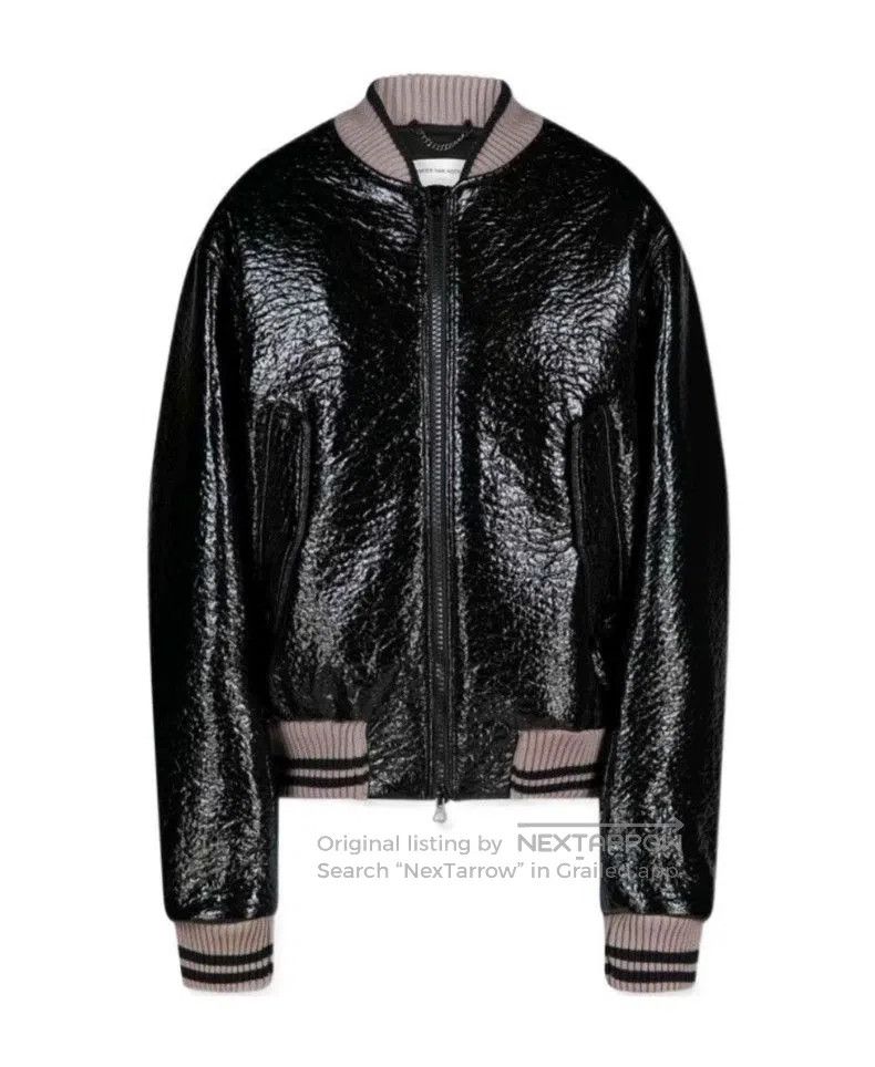 Dries Van Noten Dries Van Noten Waxed Pleated Bomber. Size US L / EU 52-54 / 3 - 5 Thumbnail