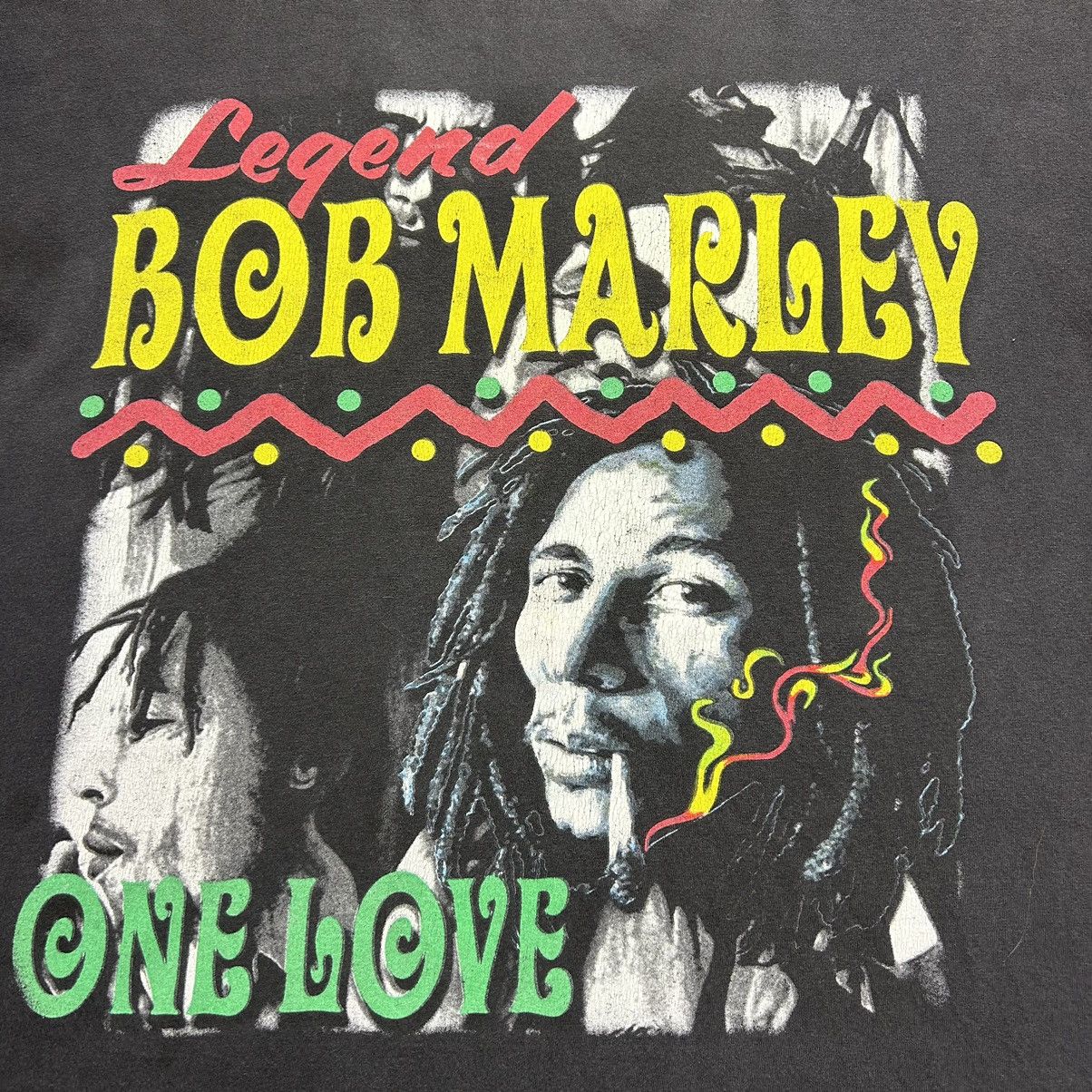 Bob Marley × Vintage Vintage 90s Bob Marley One Love Rap T Shirt Men’s XL Music Size US XL / EU 56 / 4 - 4 Thumbnail