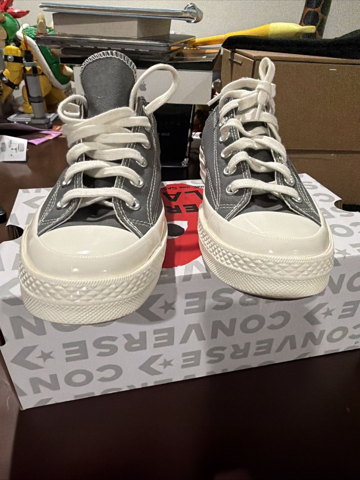 Comme des Garcons Converse Comme Des Garcons CDG PLAY x Chuck 70 Womens 9 /m Size US 9 / IT 39 - 3 Thumbnail