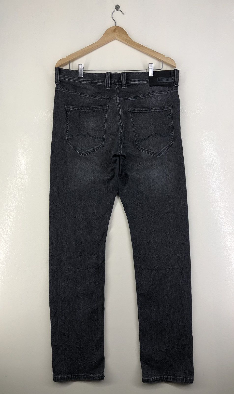 Mustang 90s Mustang True Denim Faded Black Jeans Size US 34 / EU 50 - 2 Thumbnail