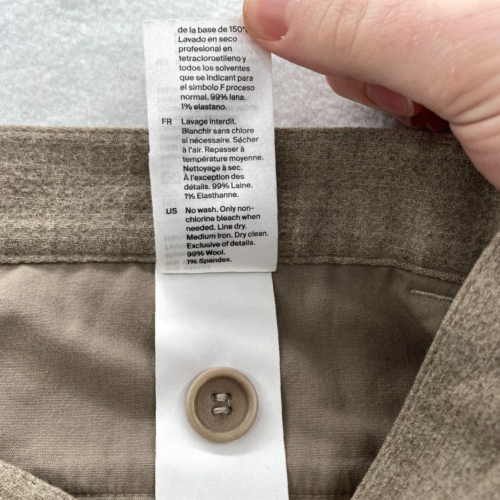 Cos COS Dress Pants Mens 38R Brown Wool Blend Stretch Pleated Slim Tapered Turkey Size US 38 / EU 54 - 6 Thumbnail