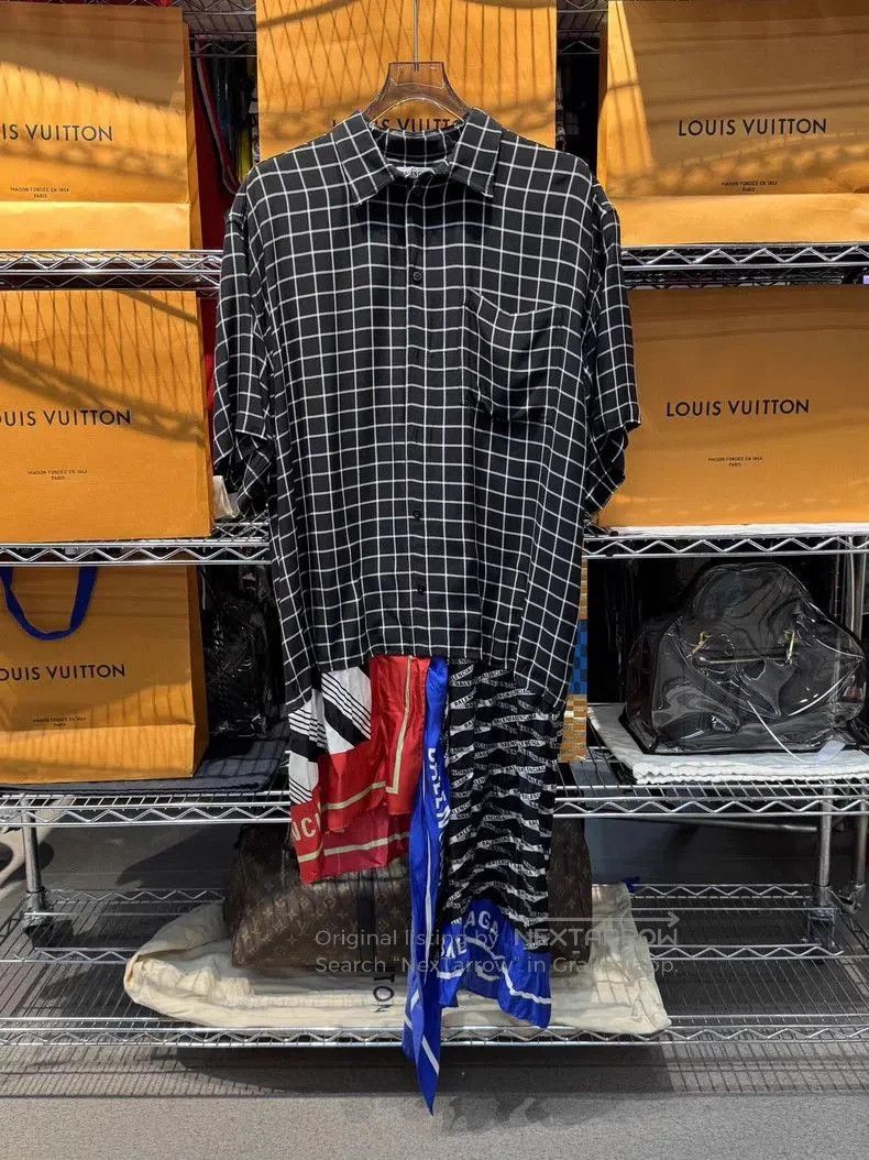 Balenciaga Balenciaga Runway Short Sleeve Shirt. Size US XS / EU 42 / 0 - 1 Thumbnail