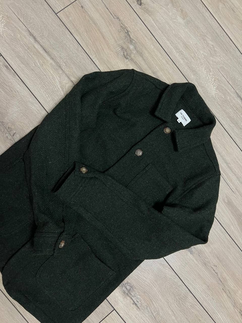 Other October Editions Wool Overshirt Shirt Khaki Jacket XS Size US XS / EU 42 / 0 - 2 Thumbnail