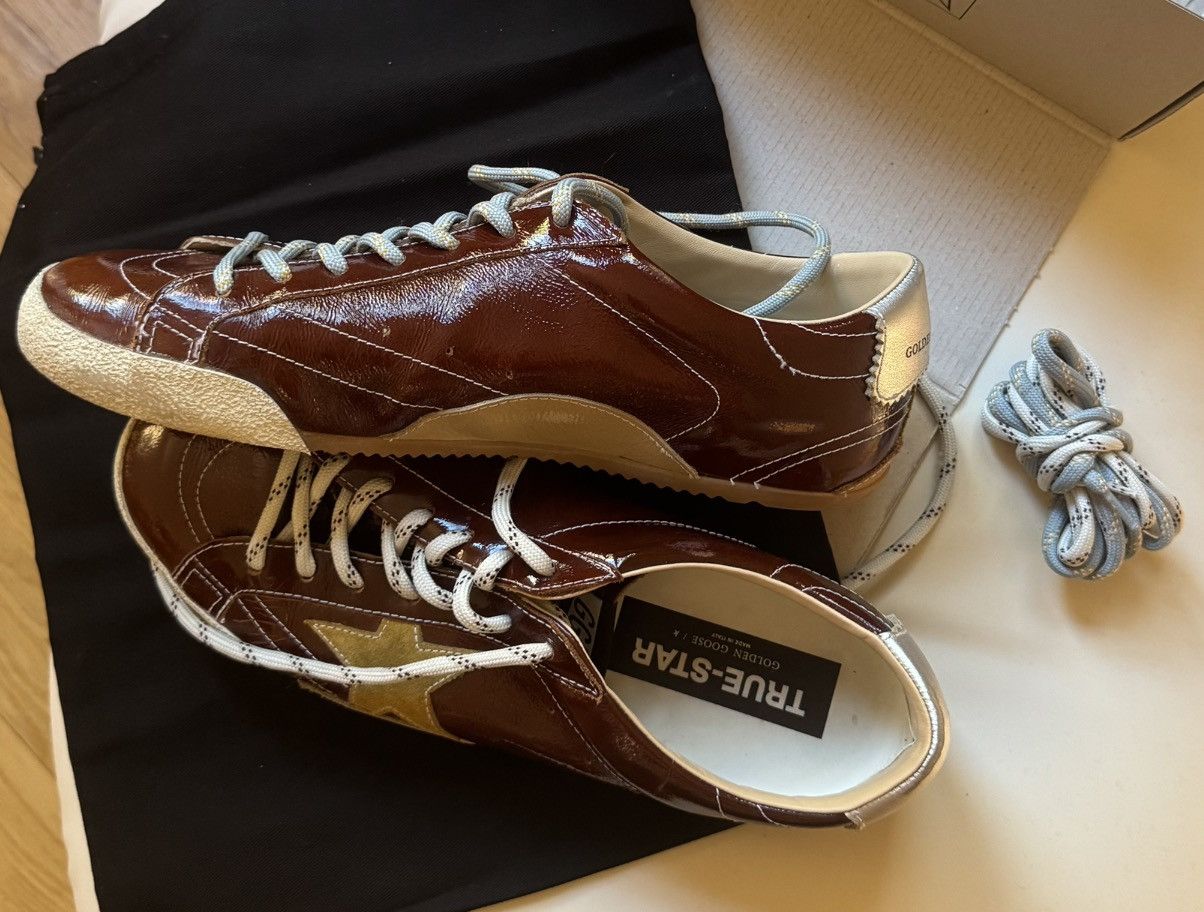 Golden Goose Golden Goose Burgundy True Stars - Size 45 Size US 11.5 / EU 44-45 - 1 Thumbnail