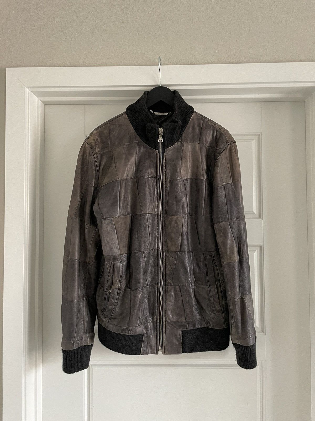 Dolce & Gabbana D&G Patchwork Leather Jacket Size US L / EU 52-54 / 3 - 1 Thumbnail