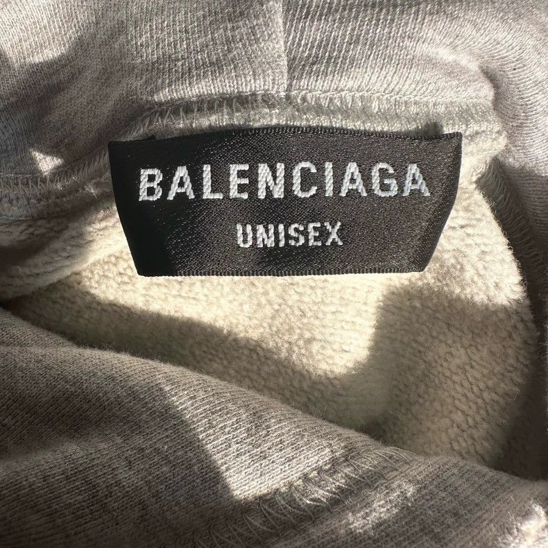 Balenciaga Balenciaga FW22 rainbow graffiti logo grey hooded sweatshir Size US S / EU 44-46 / 1 - 5 Thumbnail