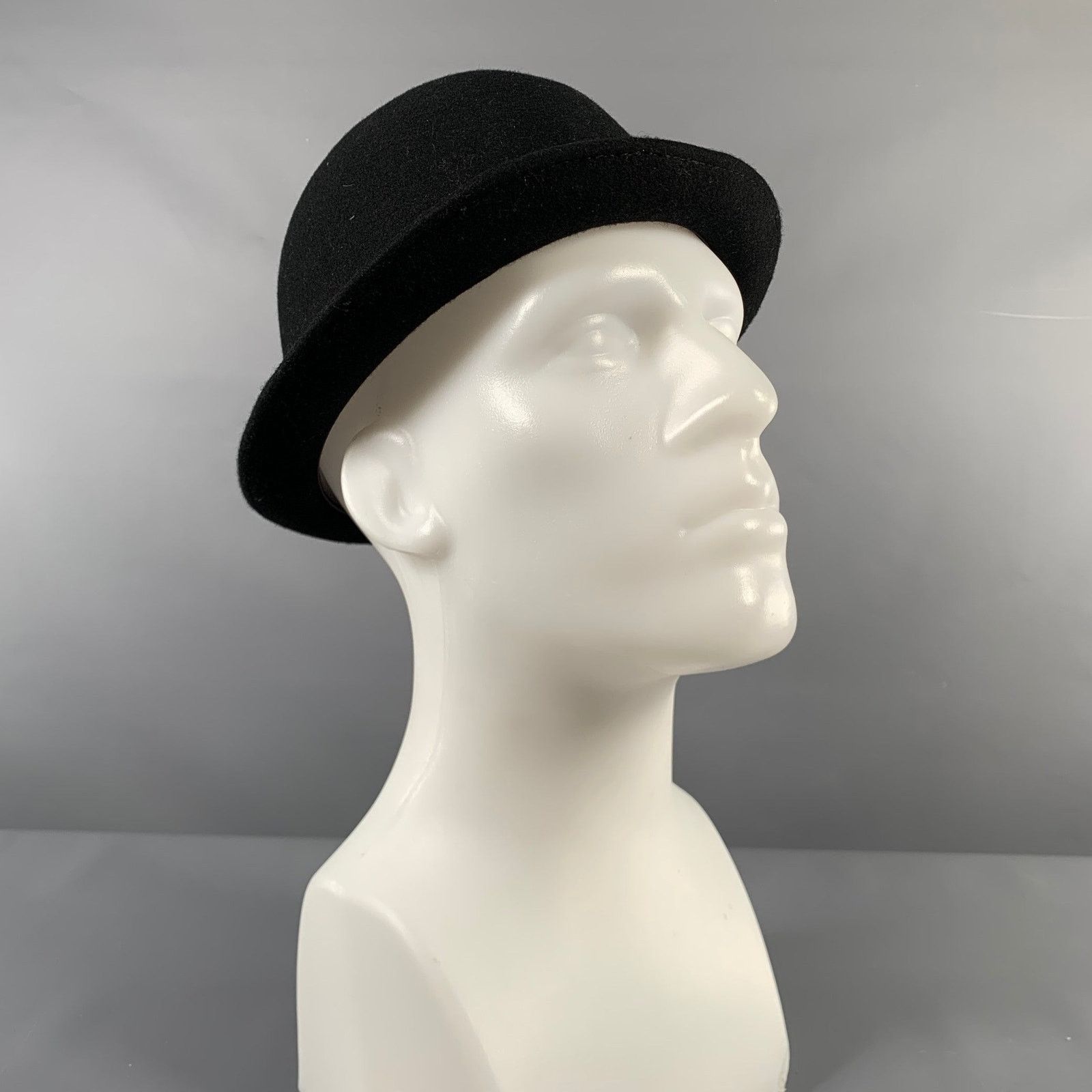 Paul Smith PAUL SMITH Size 7.5 Black Grey Wool Felt Hats Size ONE SIZE - 1 Thumbnail