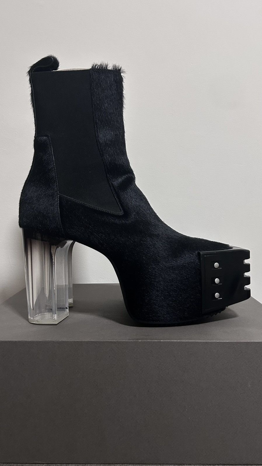 Rick Owens Rick Owens Pony hair kiss heel | Grailed