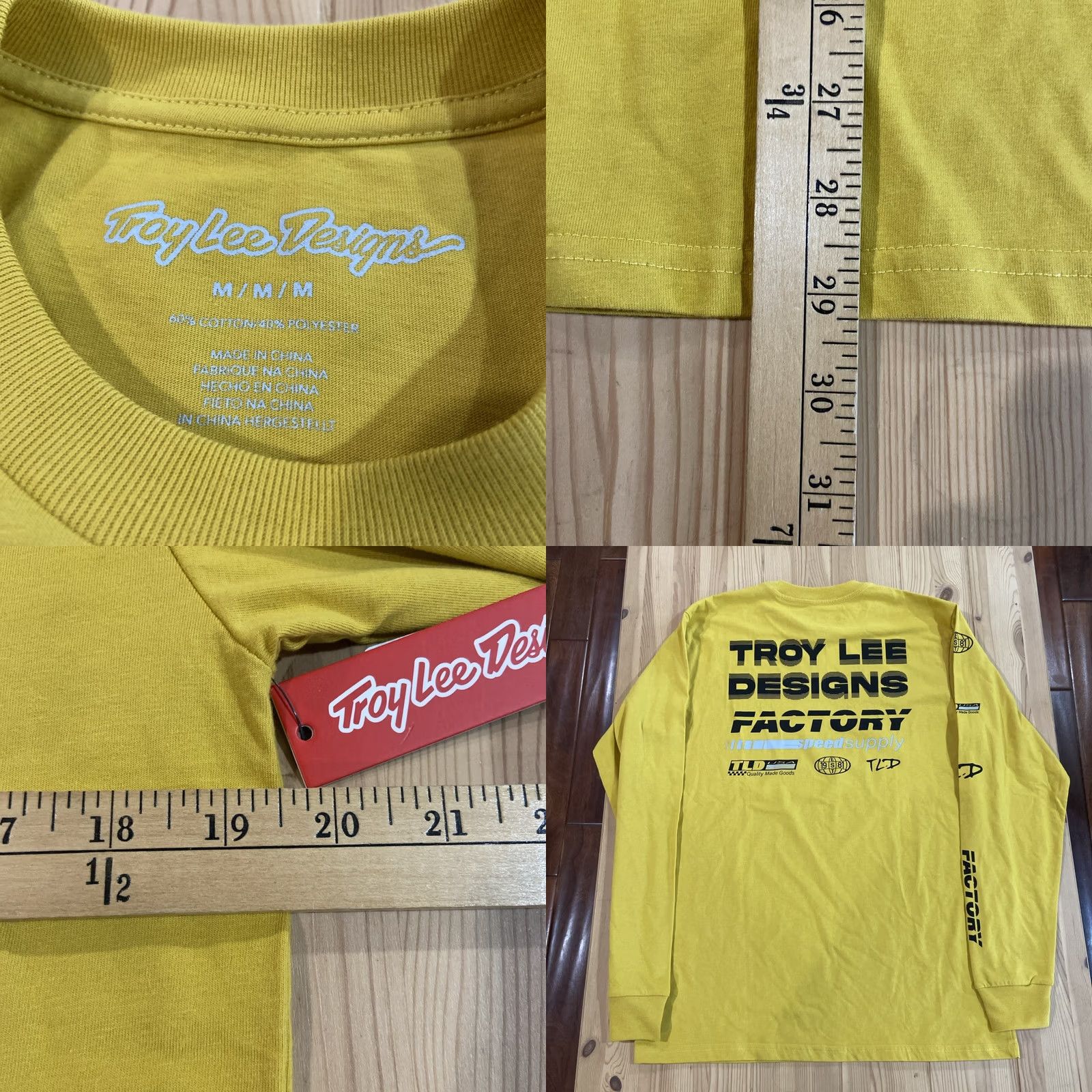 Vintage Troy Lee Designs Speed Supply Shirt Mens Medium Yellow NWT Jersey Breathable Quick Dry Moisture Wicking Cycling Shirt Size US M / EU 48-50 / 2 - 8 Thumbnail