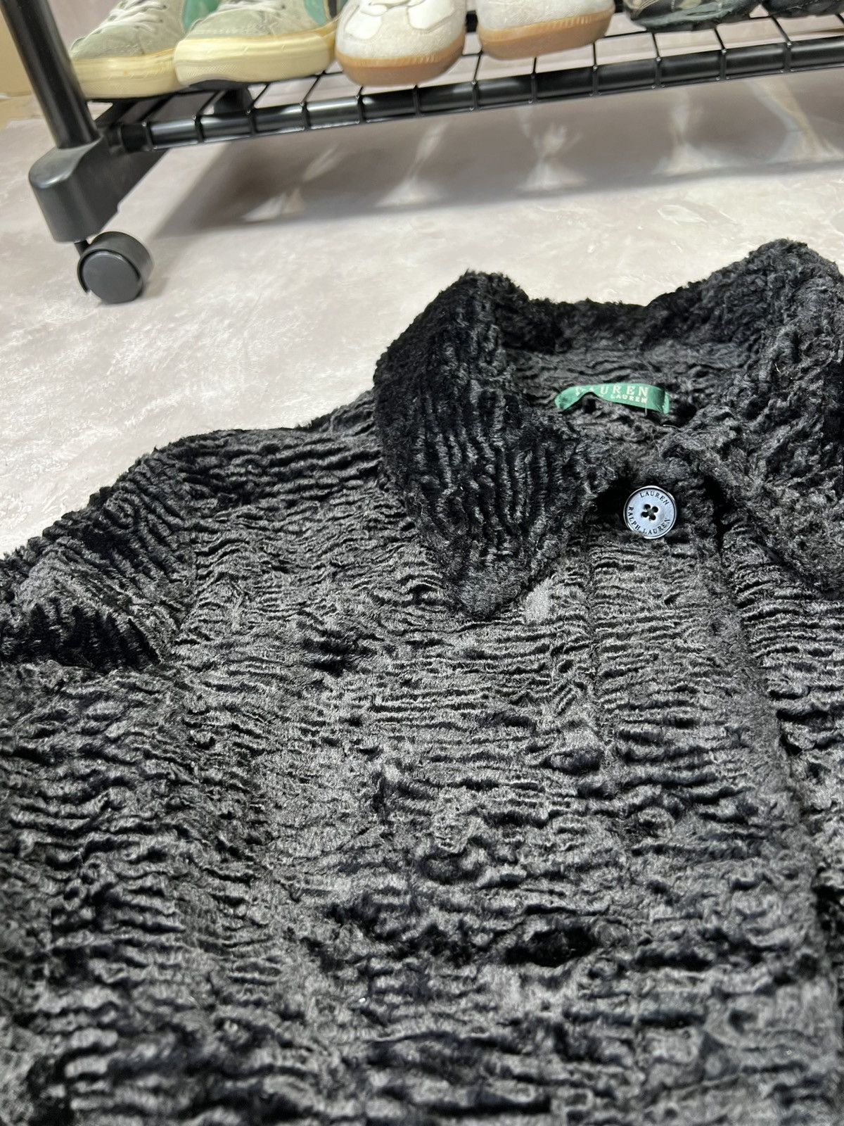 Polo Ralph Lauren × Vintage Vintage Ralph Lauren Green Label Fur Jacket Size XXL / US 16-18 / IT 52-54 - 4 Thumbnail
