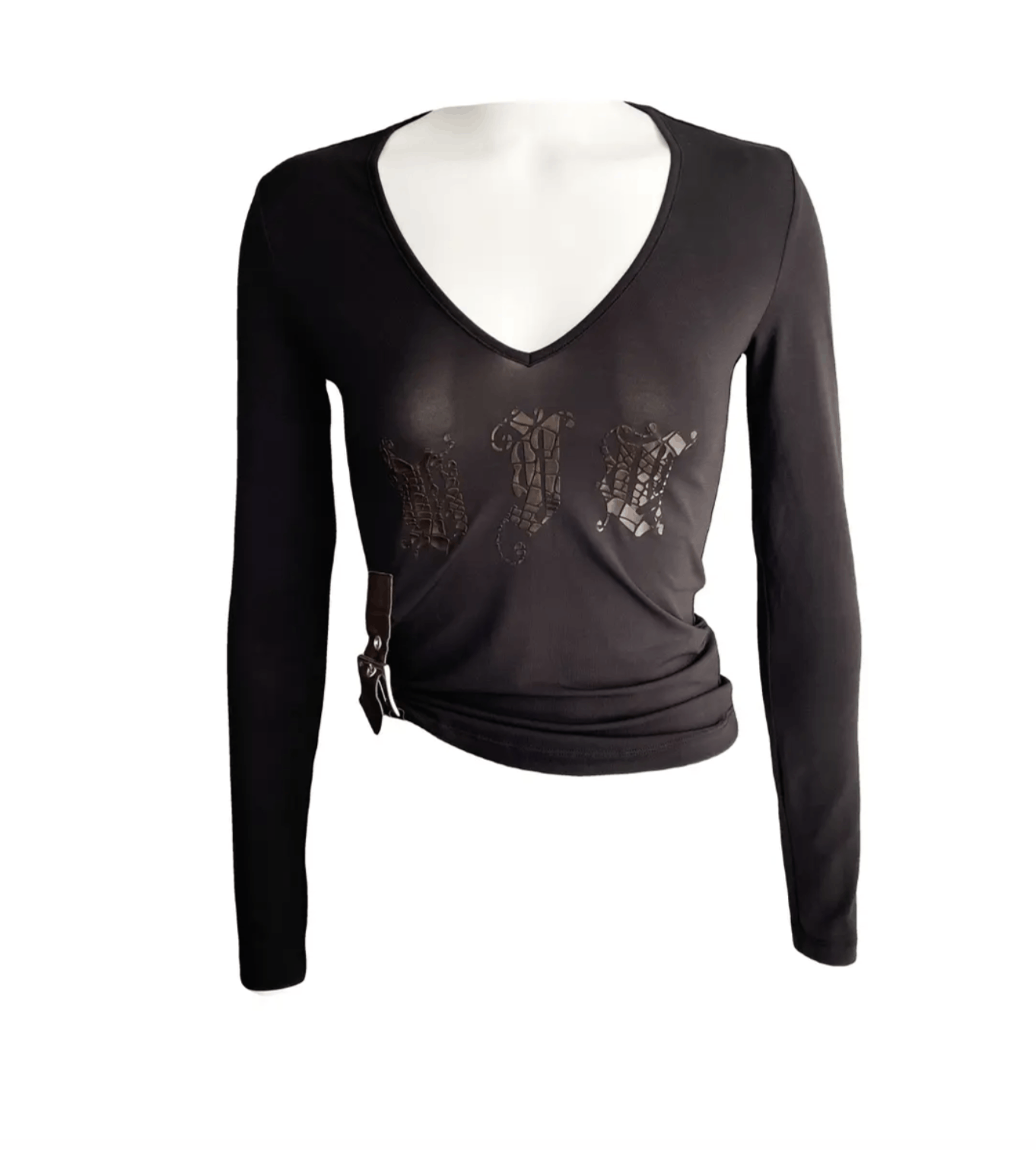Versace Jeans Couture belted top Size XS / US 0-2 / IT 36-38 - 1 Thumbnail