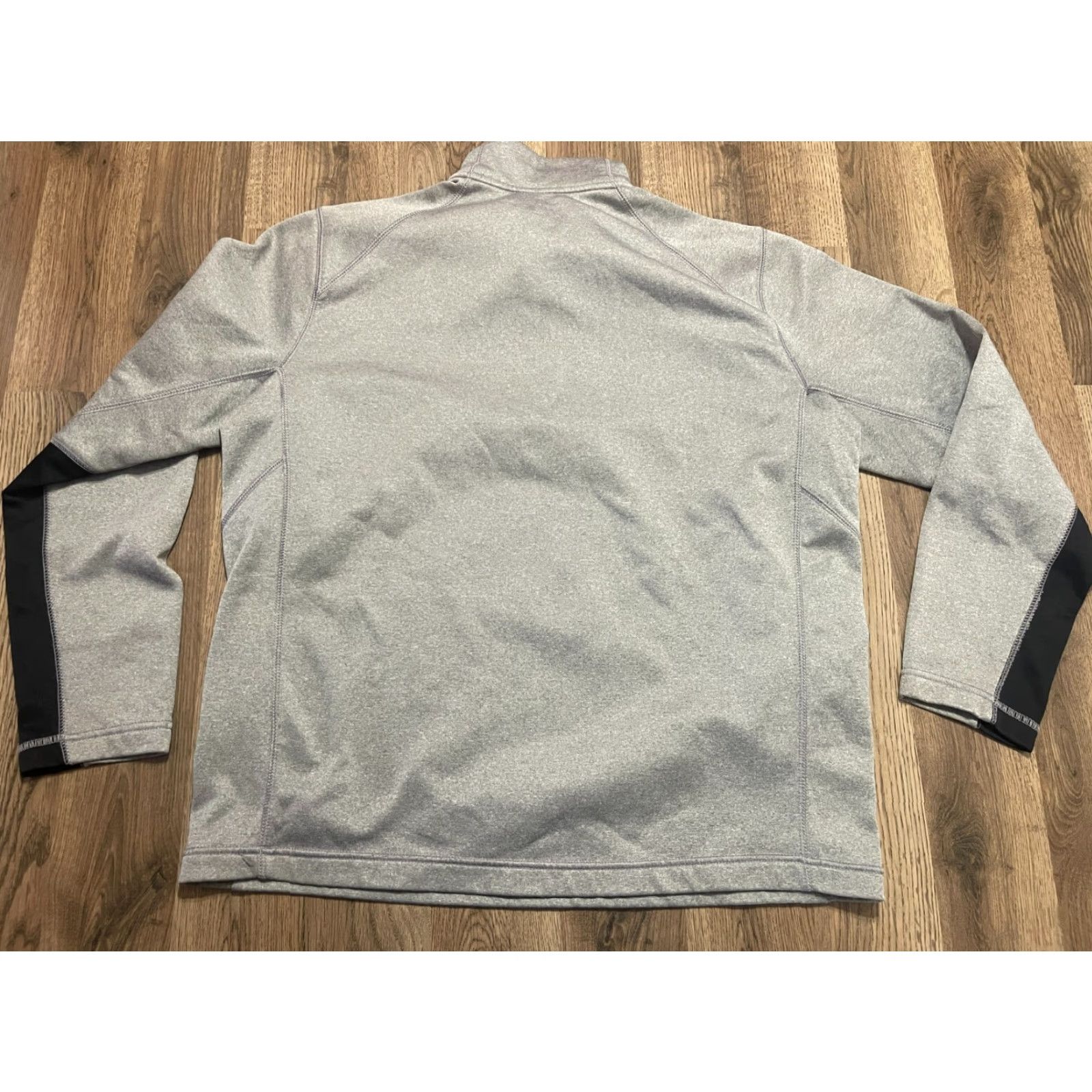 Nike Nike Sweater Mens Large Gray 1/4 Zip Pullover Therma Fit Logo Knit Casual Size US L / EU 52-54 / 3 - 2 Thumbnail