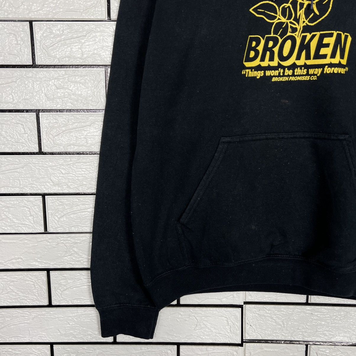Broken Promises Co. BROKEN PROMISES Rose Big Logo Pullover Hoodies #4188-C191 Size US M / EU 48-50 / 2 - 5 Thumbnail