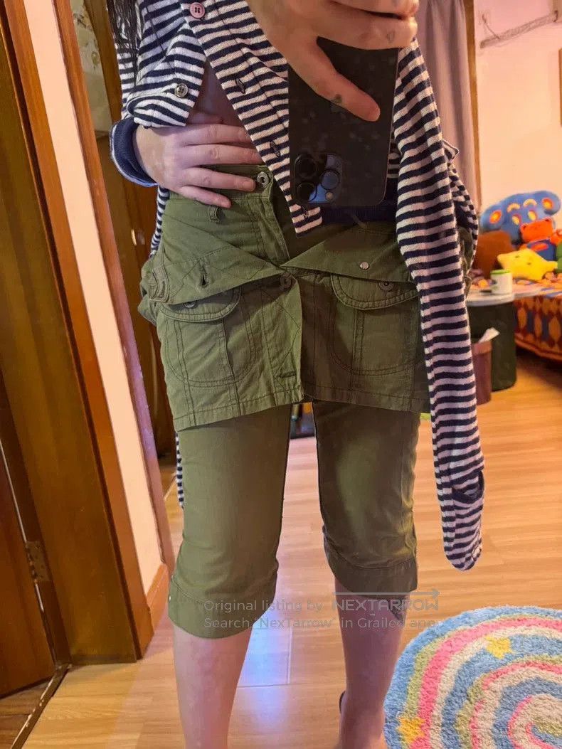 Junya Watanabe Vintage Junya Watanabe Layered Capri Pants. Size US 28 / EU 44 - 1 Thumbnail