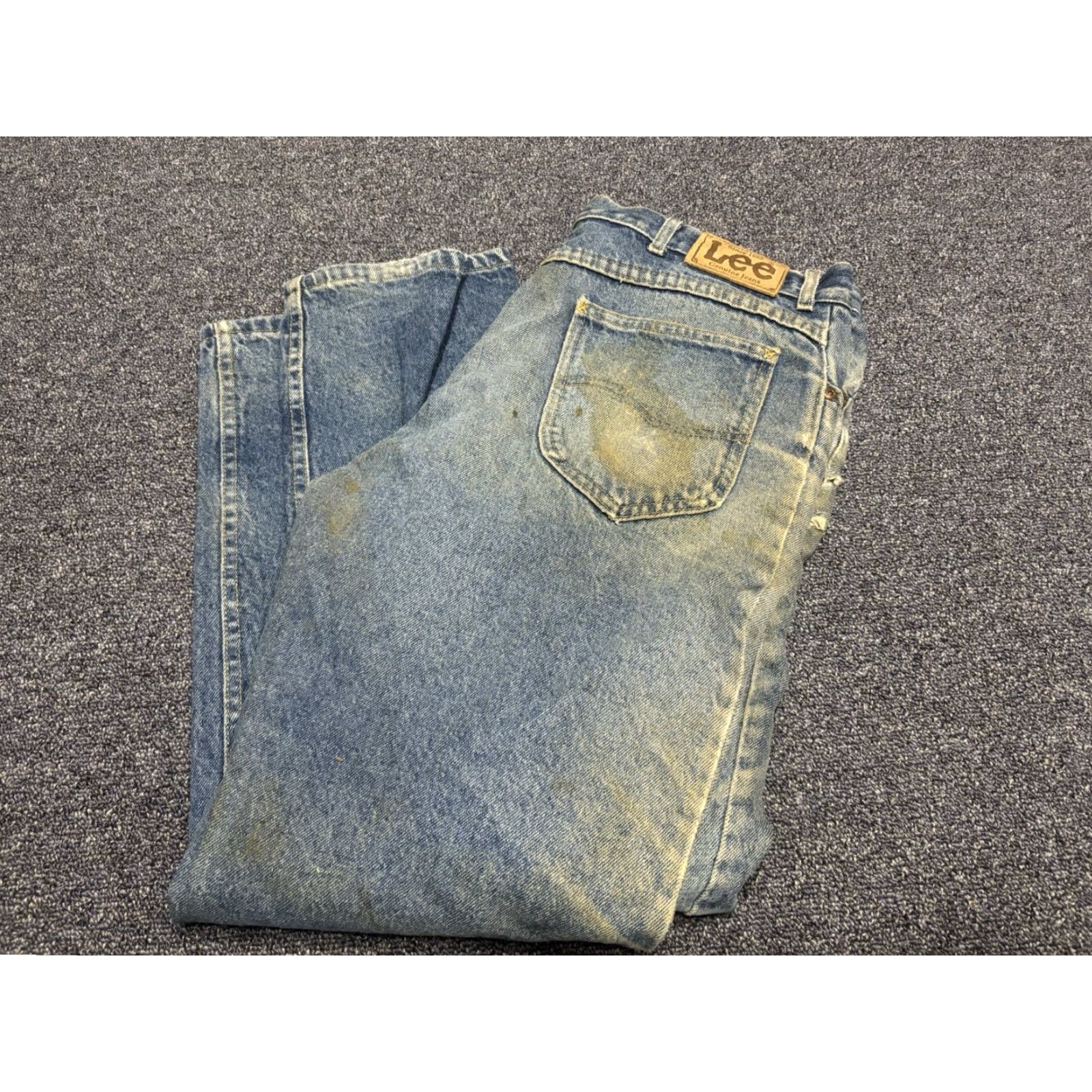 Lee VINTAGE Lee Premium Classic 90s Jeans - Classic Fit Straight Data 38x30 Mens Regular Blue Denim Jeans Size US 38 / EU 54 - 4 Thumbnail