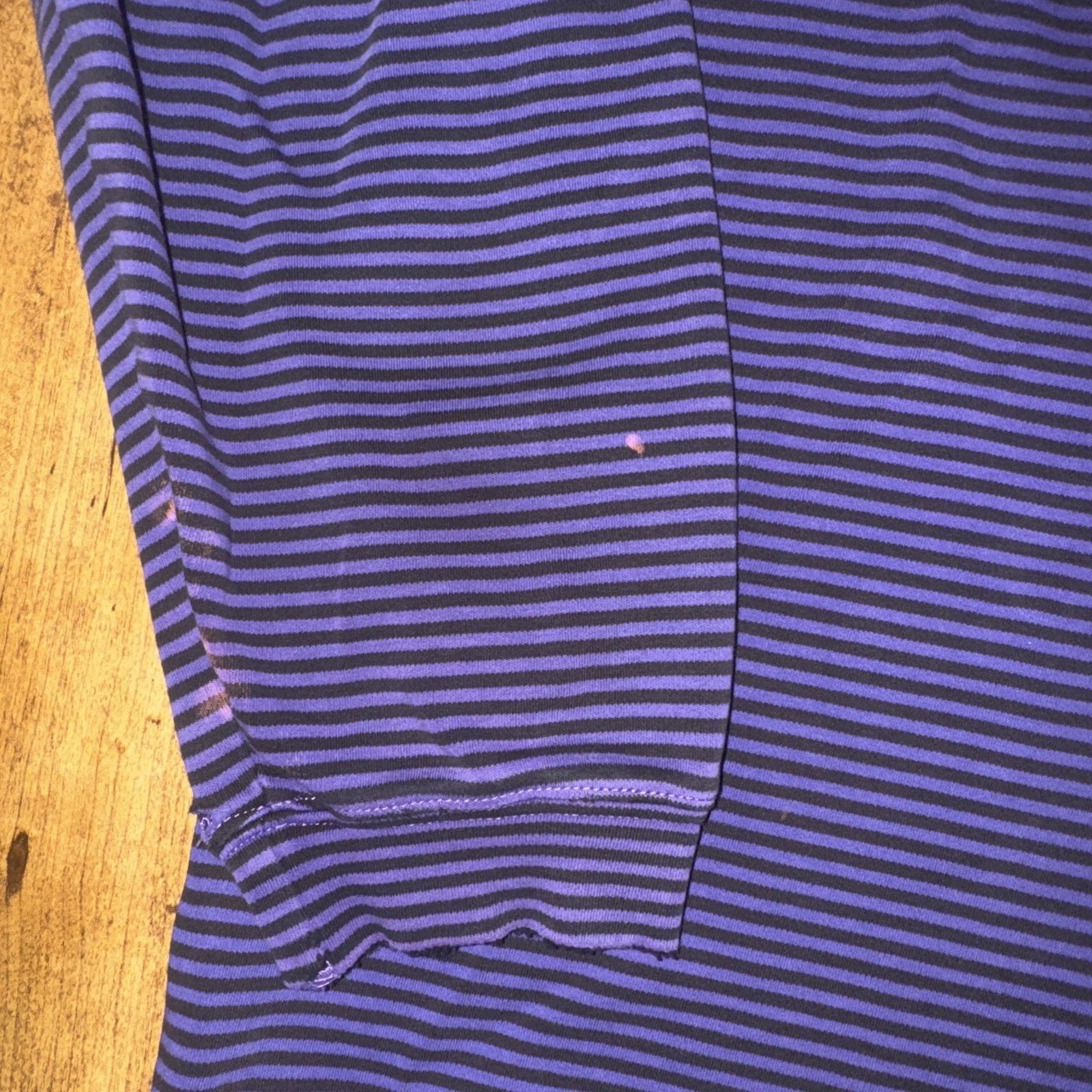 Disney × Vintage Disney Minnie Mouse Striped Mockneck Purple XL Oversized Size US XL / EU 56 / 4 - 4 Thumbnail