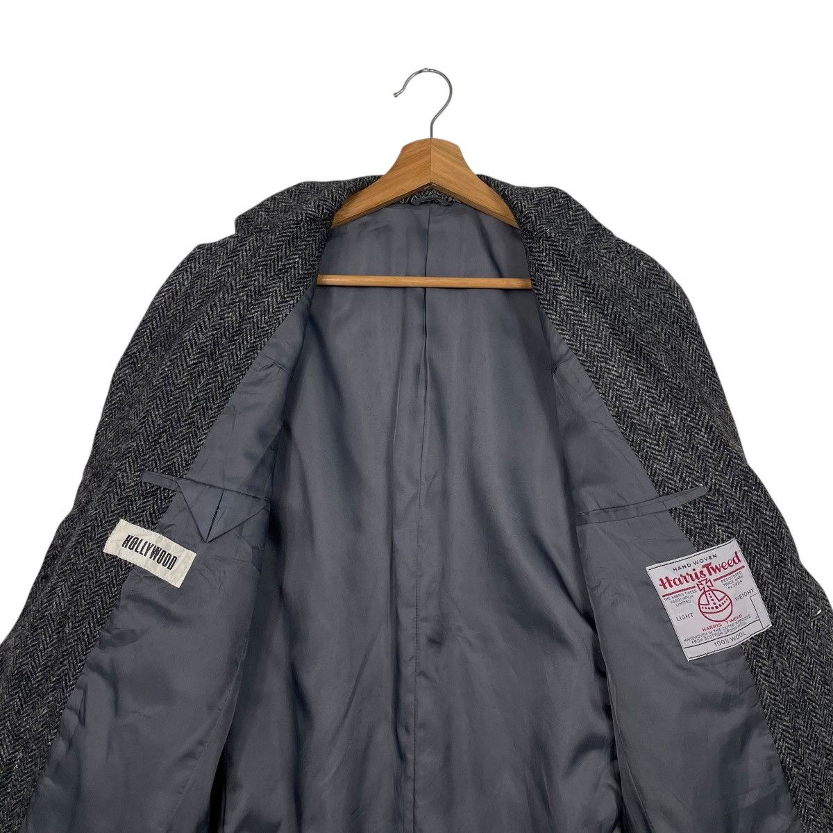 Harris Tweed Harris Tweed x Hollywood Herringbone Wool Casual Jacket Size US M / EU 48-50 / 2 - 12 Thumbnail