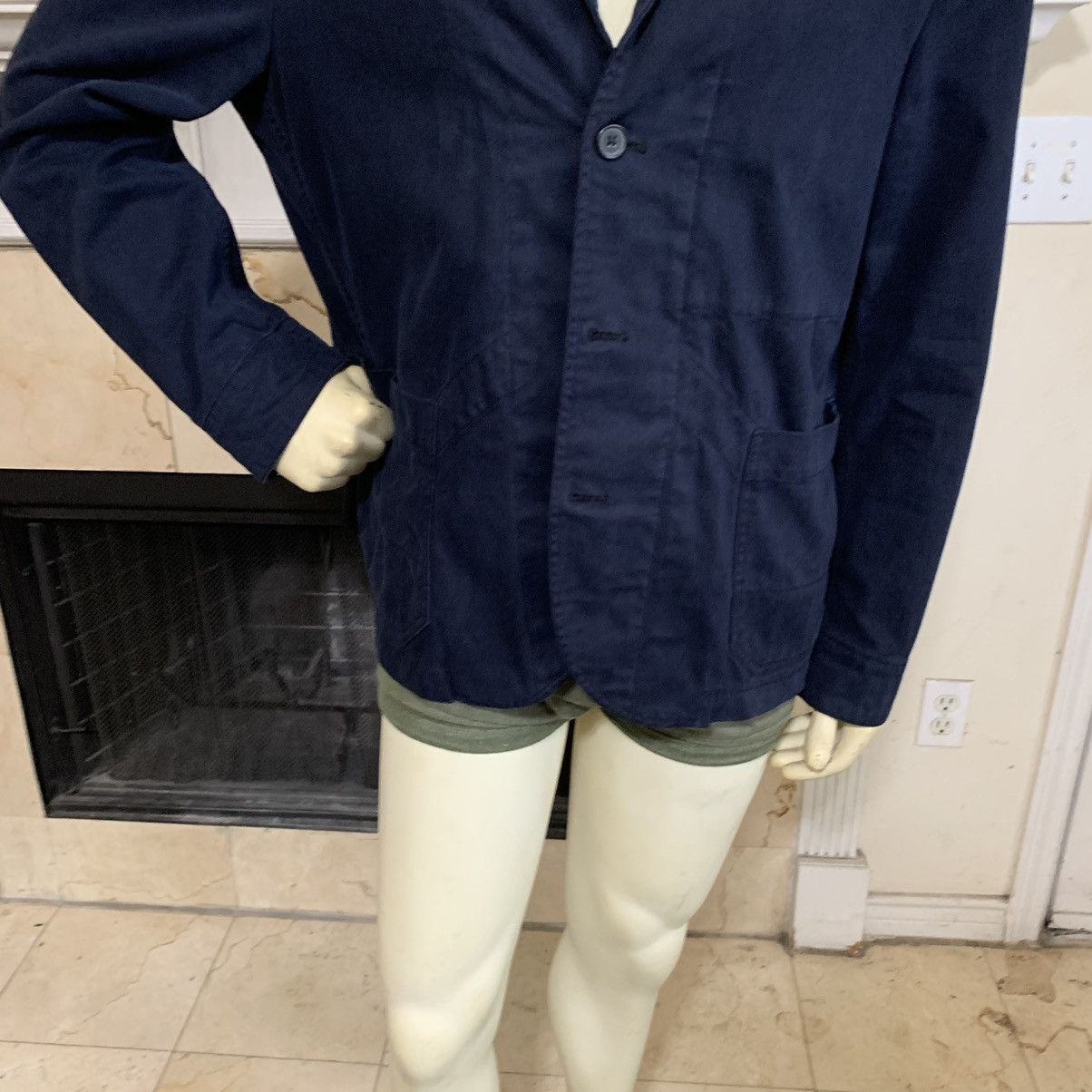 Allsaints Ascent Blazer Cotton Size 44S - 4 Thumbnail